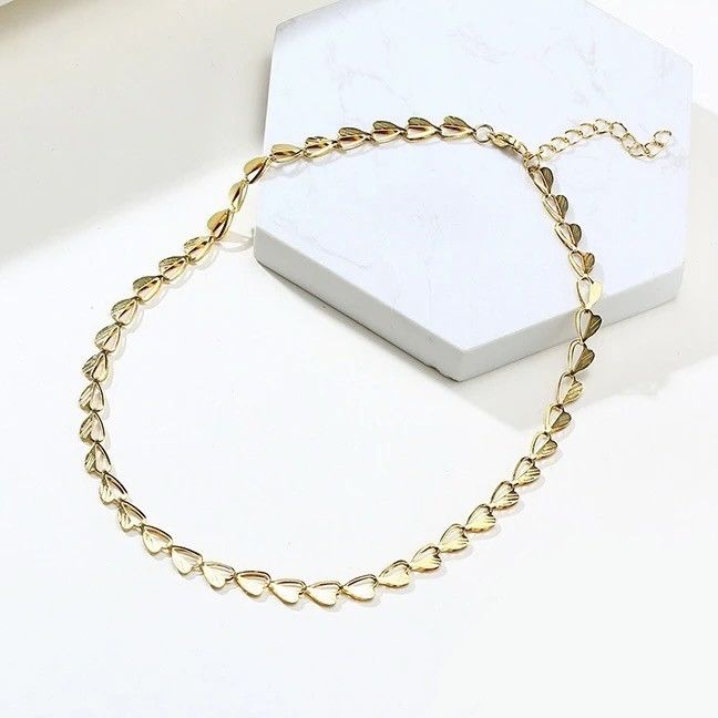 Other Heart Leaves Chain Necklace Size ONE SIZE - 1 Thumbnail