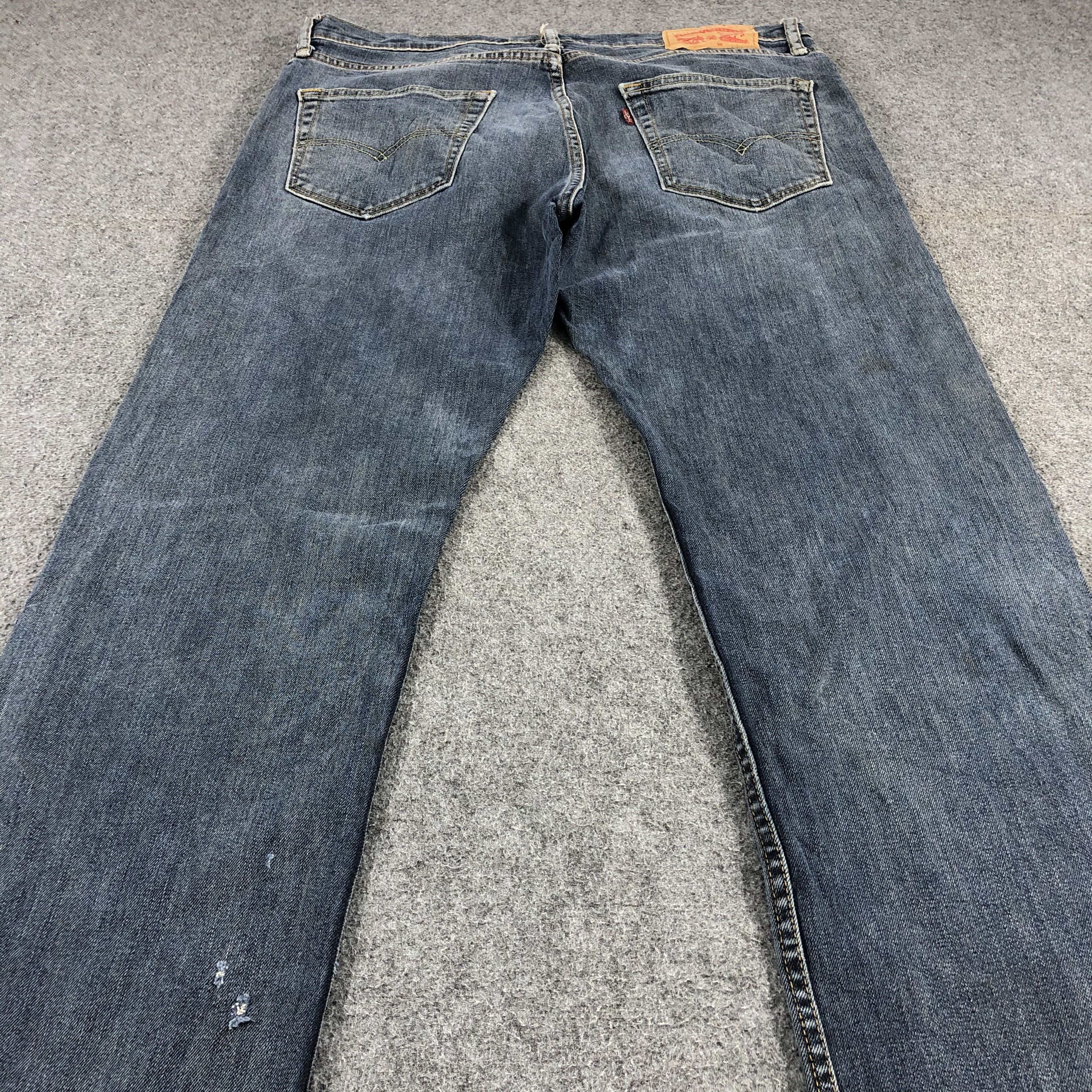 Levi's Vintage Levis 504 Jeans Distressed Denim KJ485 Size US 34 / EU 50 - 4 Thumbnail