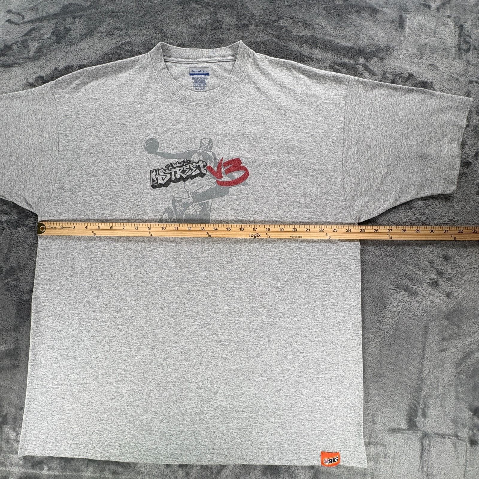 Reebok Vintage Reebok 2004 NBA Street Vol 3 Video Gamer Promo T Shi Size US XL / EU 56 / 4 - 7 Thumbnail