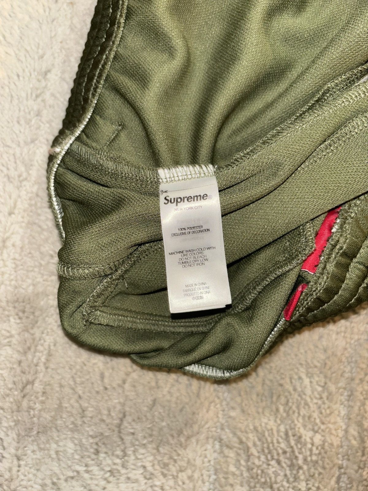 Supreme Supreme Tricot Track Pant 'Olive' - SS24P21 OLIVE Size US 30 / EU 46 - 7 Thumbnail