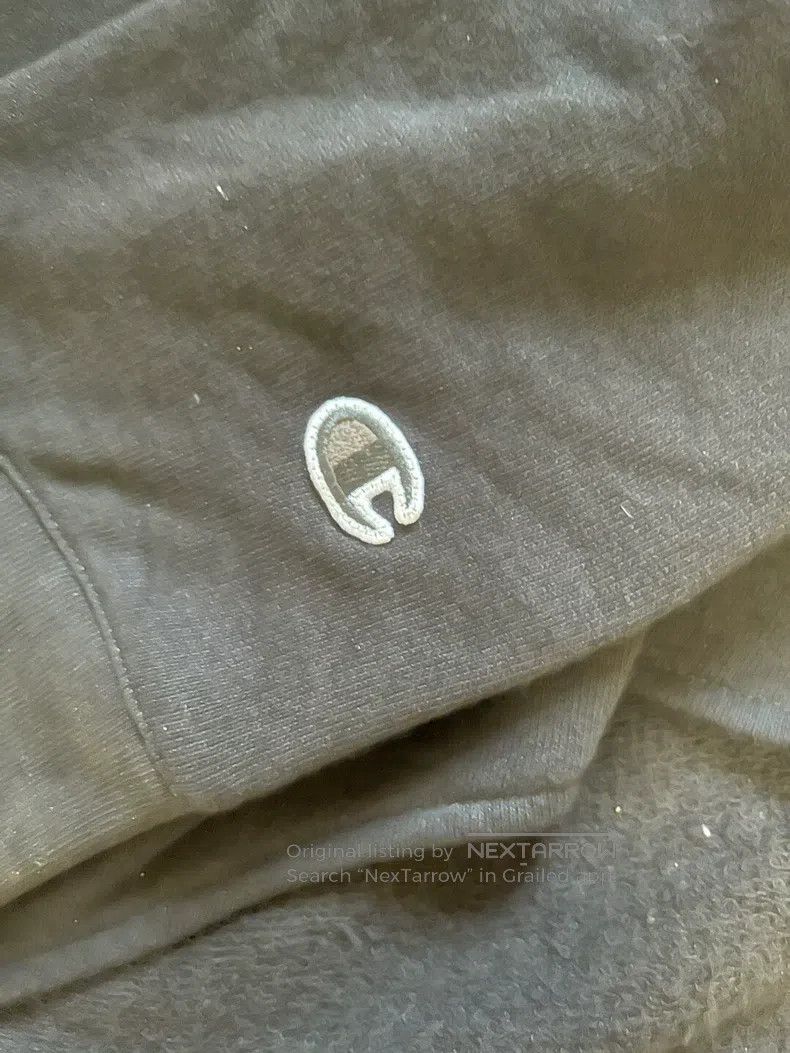 Rick Owens Rick Owens Champion co-branded embroidered pullover sweats Size US M / EU 48-50 / 2 - 4 Thumbnail