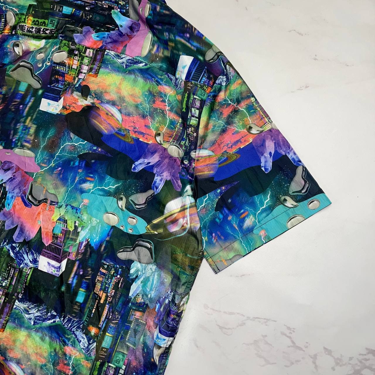Vintage Avant-Garde x streatwear cropped shirt size m cosmos Size US M / EU 48-50 / 2 - 7 Thumbnail