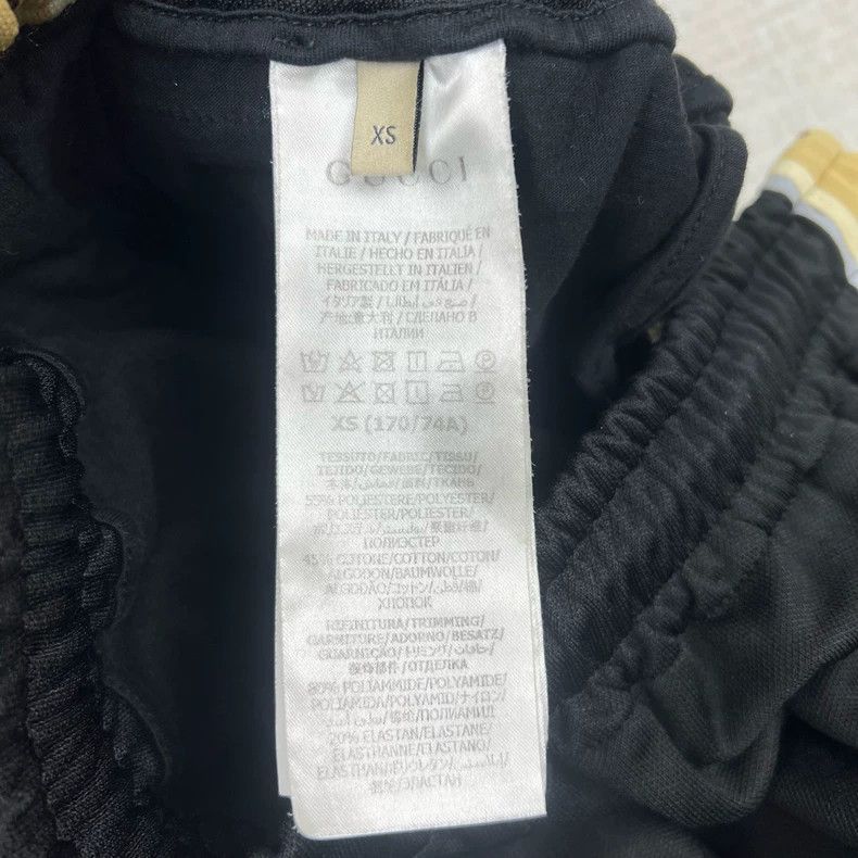 Gucci Gucci Size XS Black 3m reflective string logo school unifor Size US 29 - 5 Thumbnail