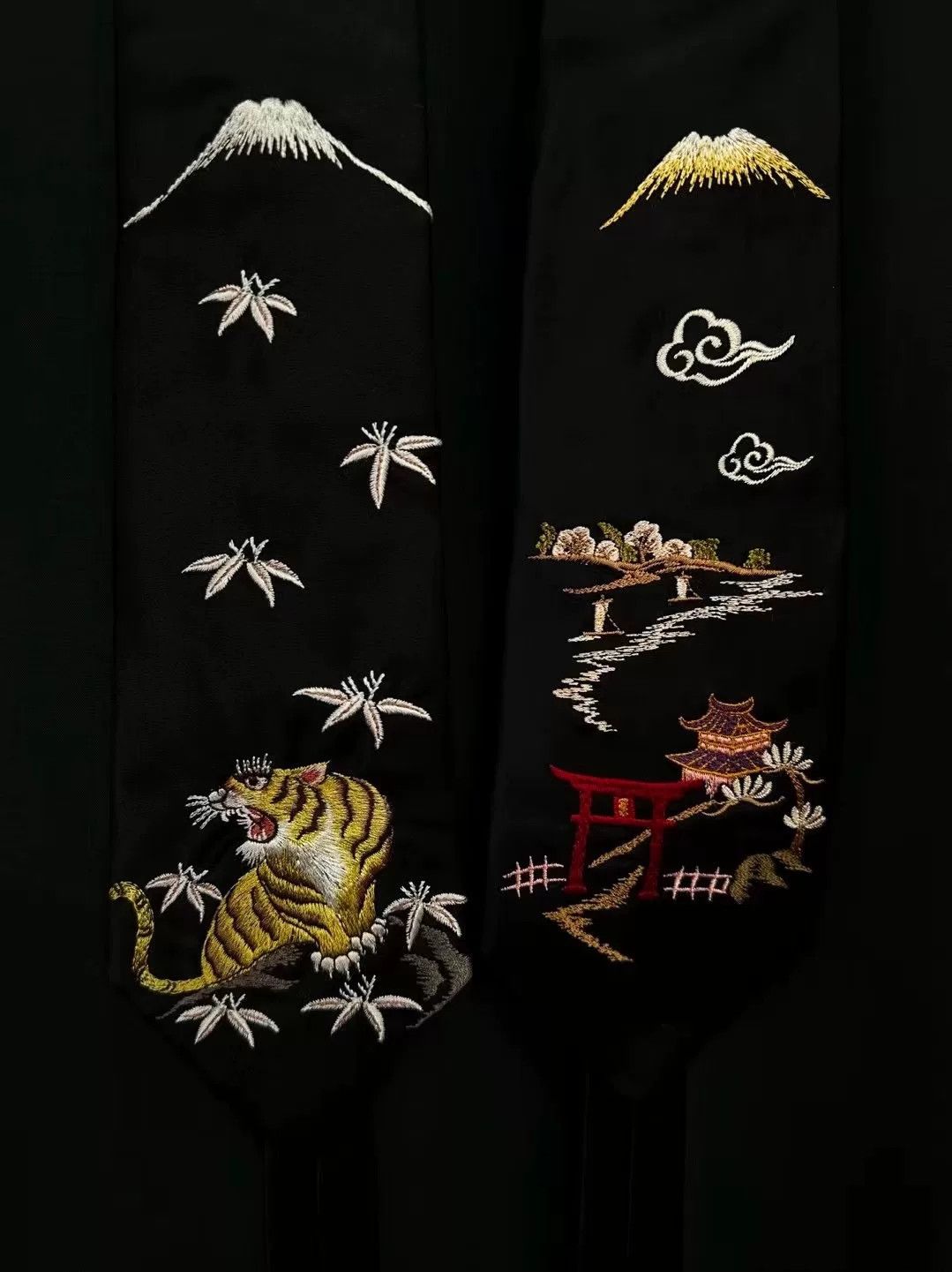 Yohji Yamamoto yohji yamamoto 2004 tiger motif tie Size ONE SIZE - 1 Thumbnail
