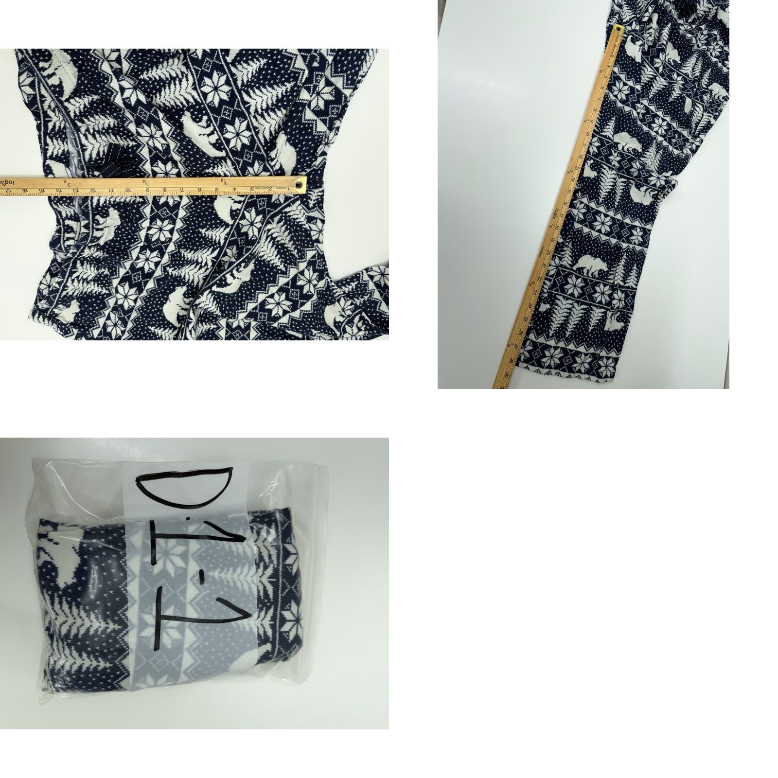 Old Navy Old Navy Pajama Pants XXL Navy Blue Christmas Holiday Pants Women Regular Size 2XL Sleepwear Flannel Cotton Nightwear Christmas Size 40" / US 18 - 8 Thumbnail