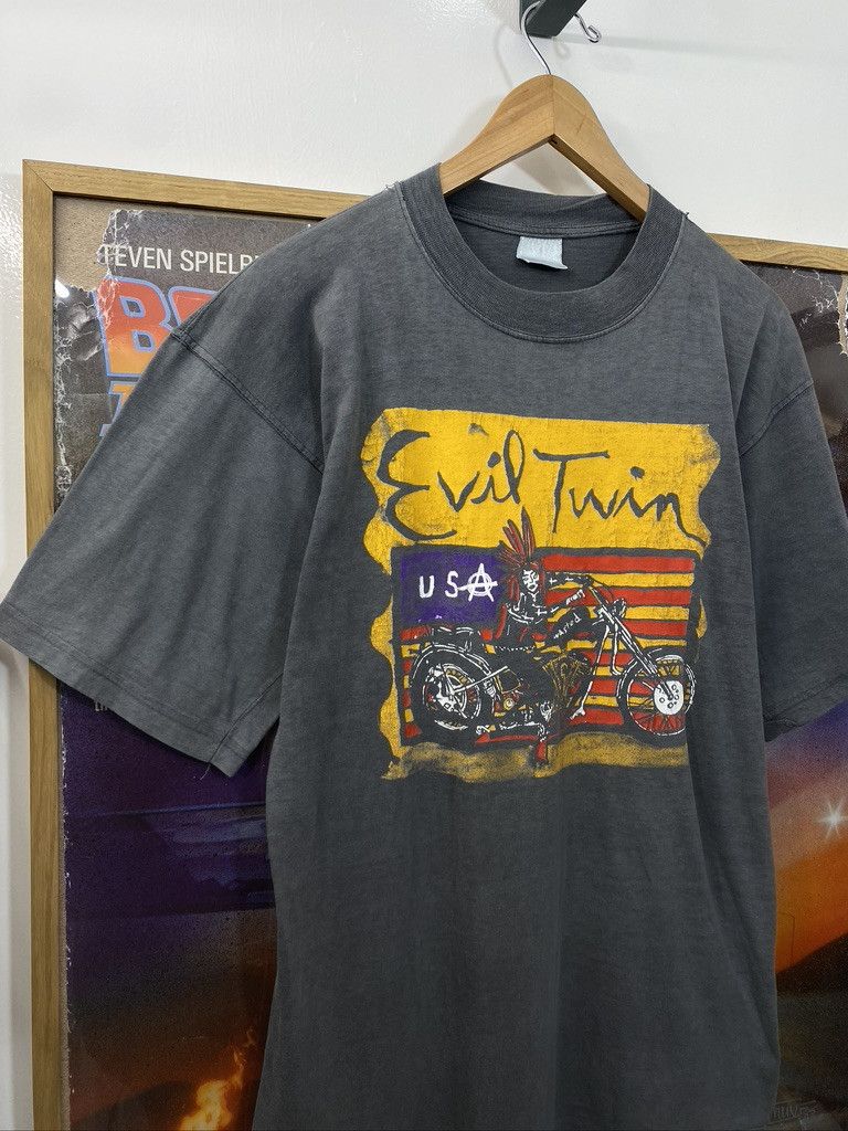 Vintage 1992 Vintage Love/Hate Evil Twin Wasted In USA Tour Band Tee Size US L / EU 52-54 / 3 - 4 Thumbnail