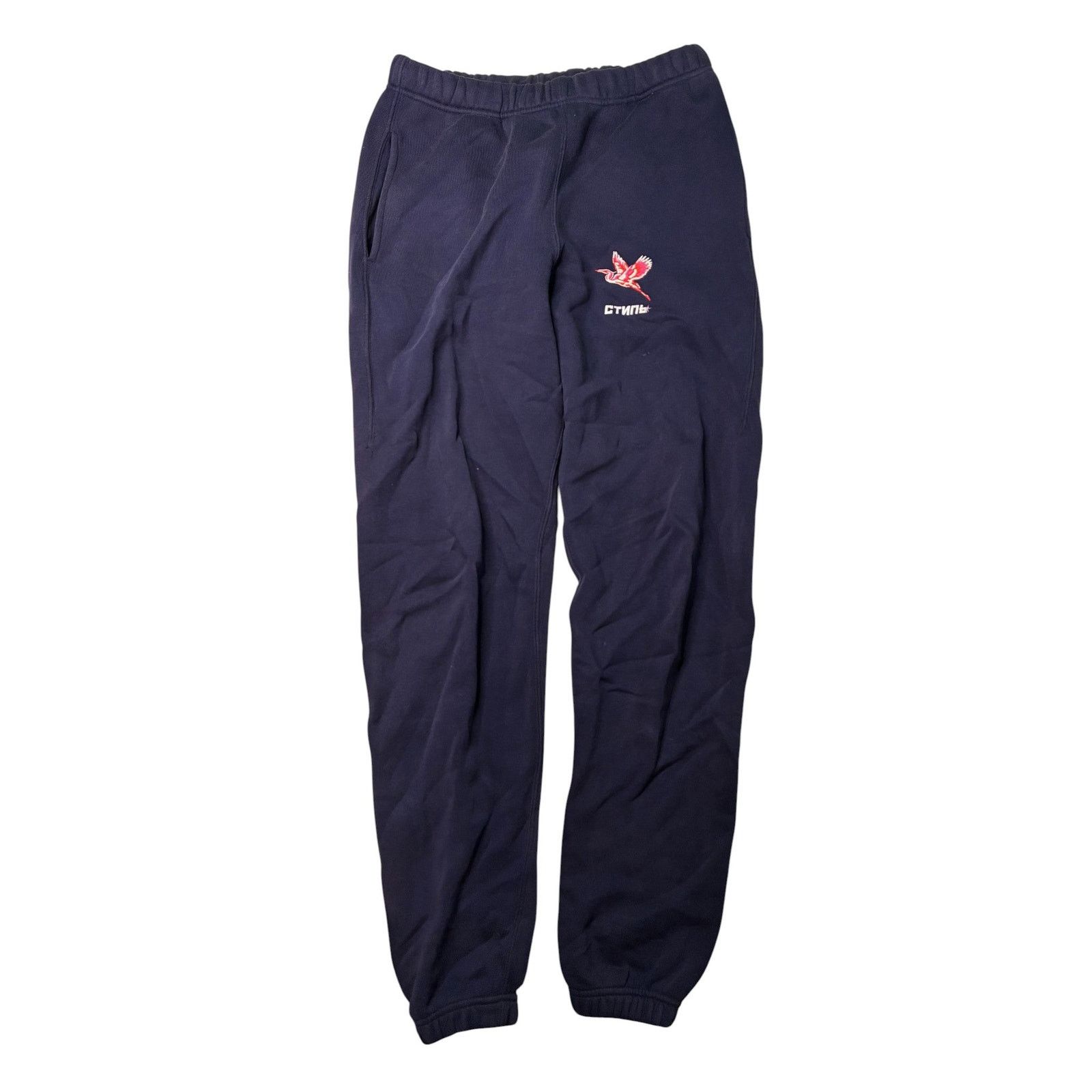 Heron Preston Heron Preston 'Bird' Navy Sweatpants Size US 30 / EU 46 - 1 Thumbnail