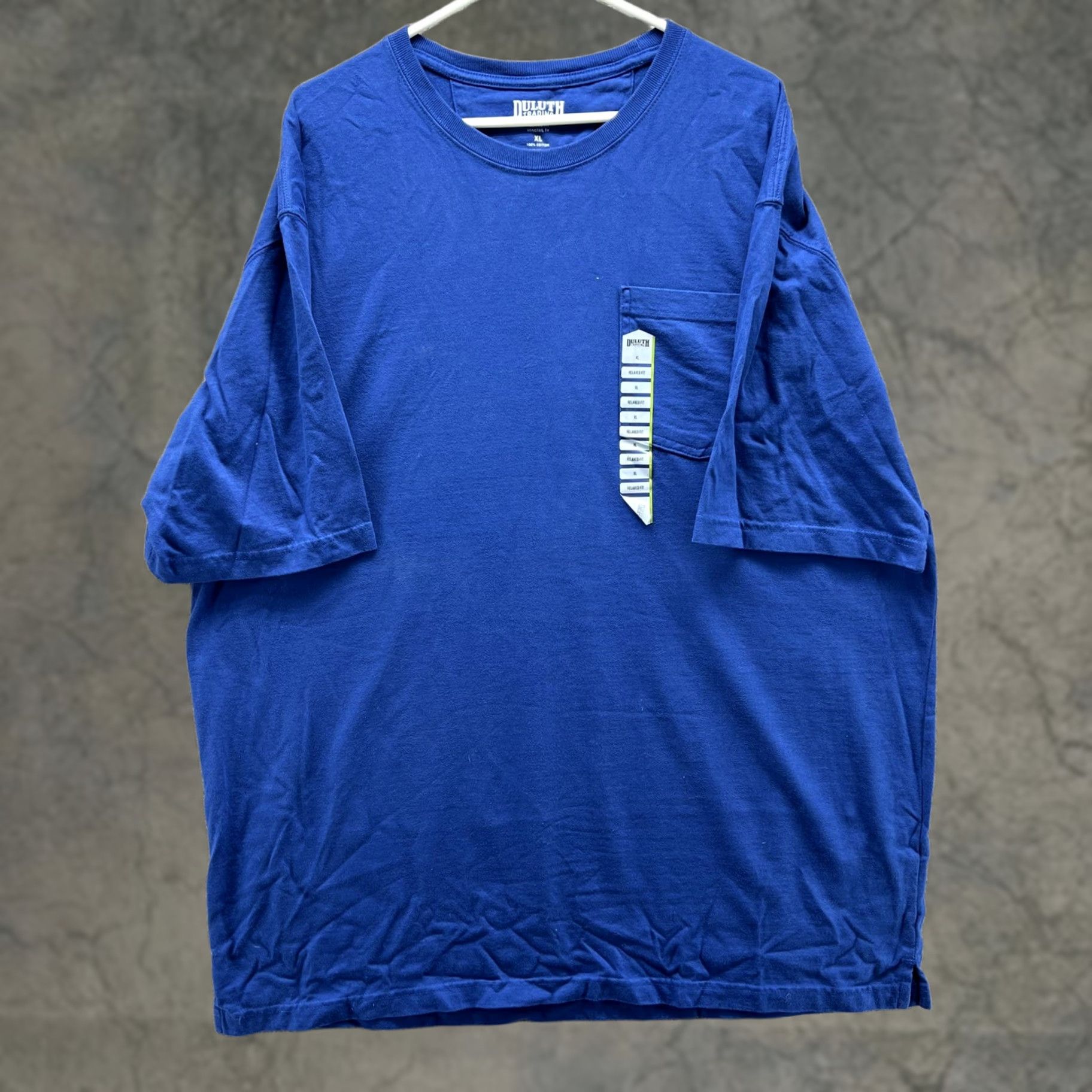 Duluth Trading Company Duluth Trading Co Shirt Mens XL Blue Longtail T Pocket Tee Relaxed Fit Workwear Size US XL / EU 56 / 4 - 1 Thumbnail