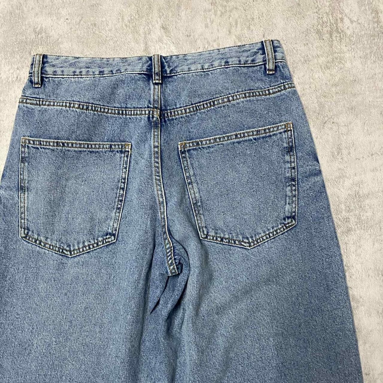 Other Blue high-waisted wide-leg denim jeans #skaterstyle Size 34" / US 12 / IT 48 - 5 Thumbnail