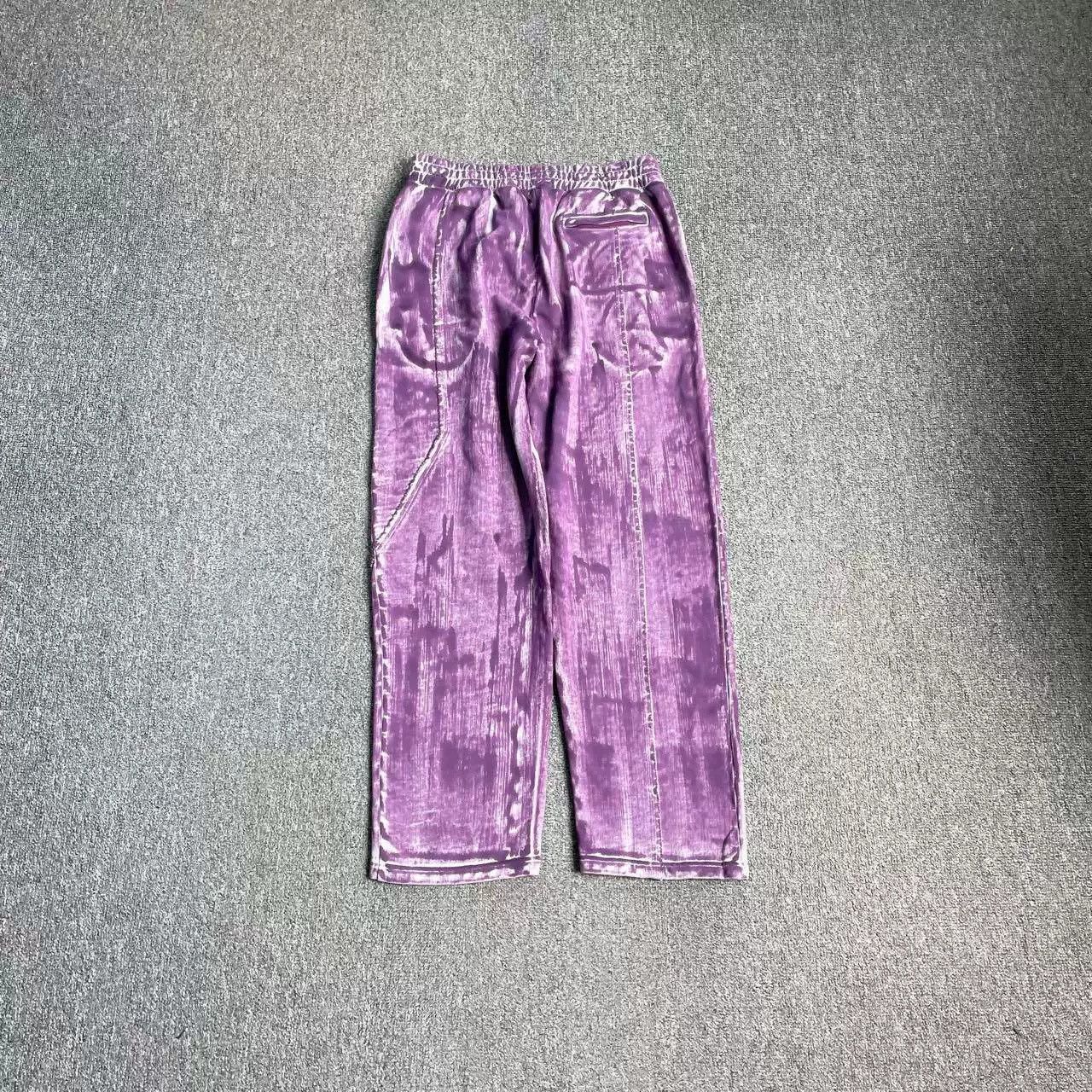 A-COLD-WALL* A-COLD-WALL Purple Tie-Dye Sweatpants Size US 26 / EU 42 - 2 Thumbnail