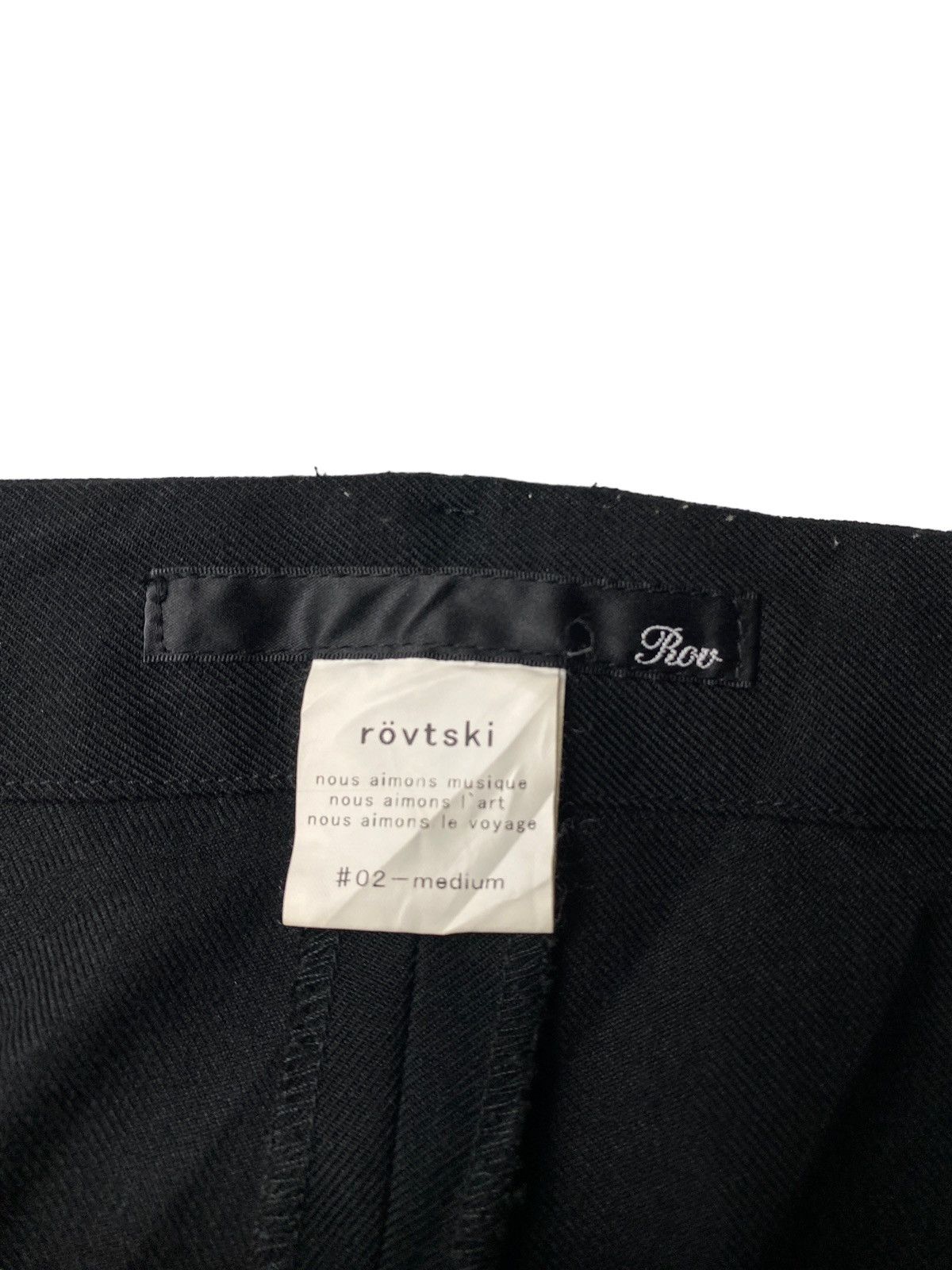 If Six Was Nine × Japanese Brand 2000's Rovski Drop Crotch Laces Pants Size US 36 / EU 52 - 8 Thumbnail