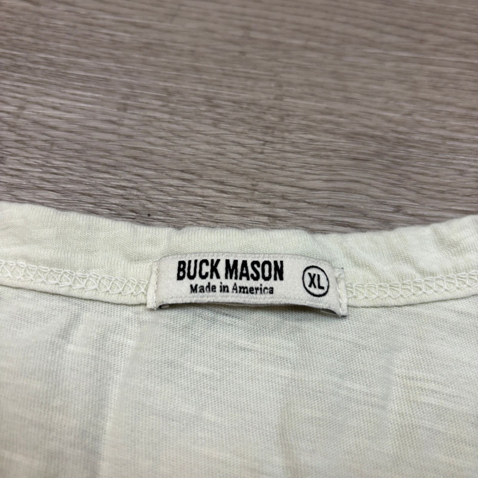 Buck Mason Buck Mason Curved Hem Cotton Slub Short Sleeve Shirt Mens XL Size US XL / EU 56 / 4 - 6 Thumbnail