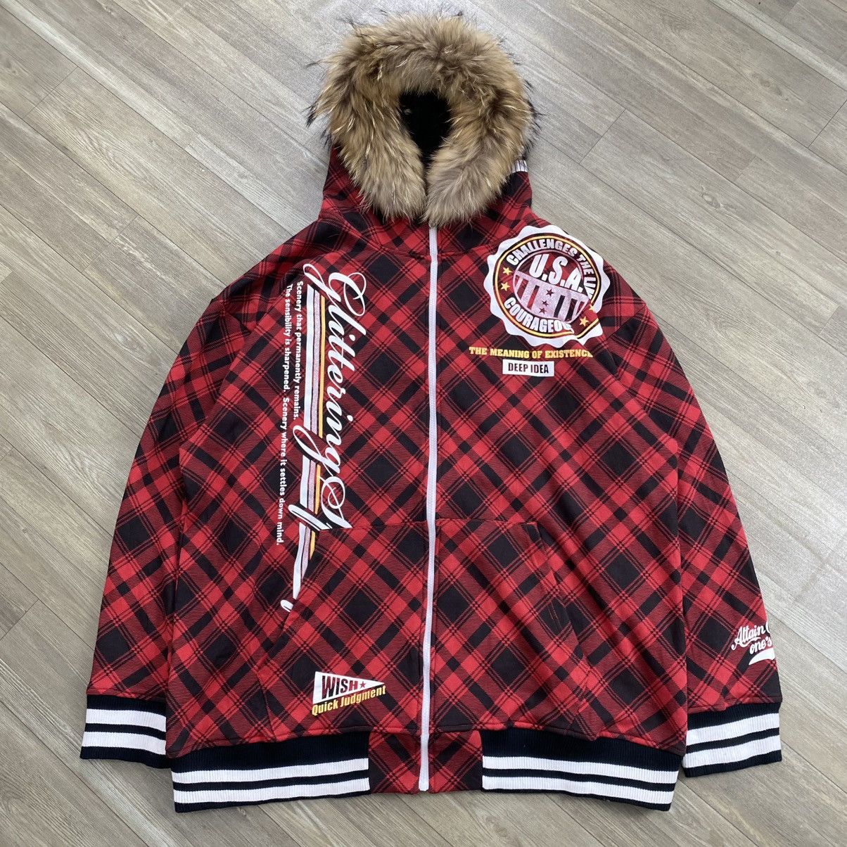 14th Addiction 2000s Excuse Plaid Poem Ifsix Punk Lgb Style Fur Hoodie Size US XXL / EU 58 / 5 - 1 Thumbnail