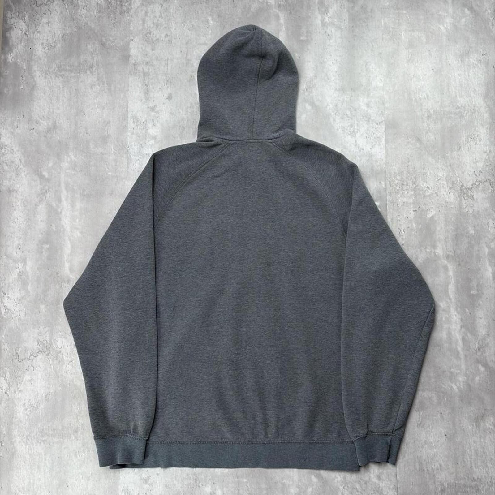 Nike Y2K Grey Nike Grunge Baggy Skater Distressed Hoodie Size US XL / EU 56 / 4 - 7 Thumbnail