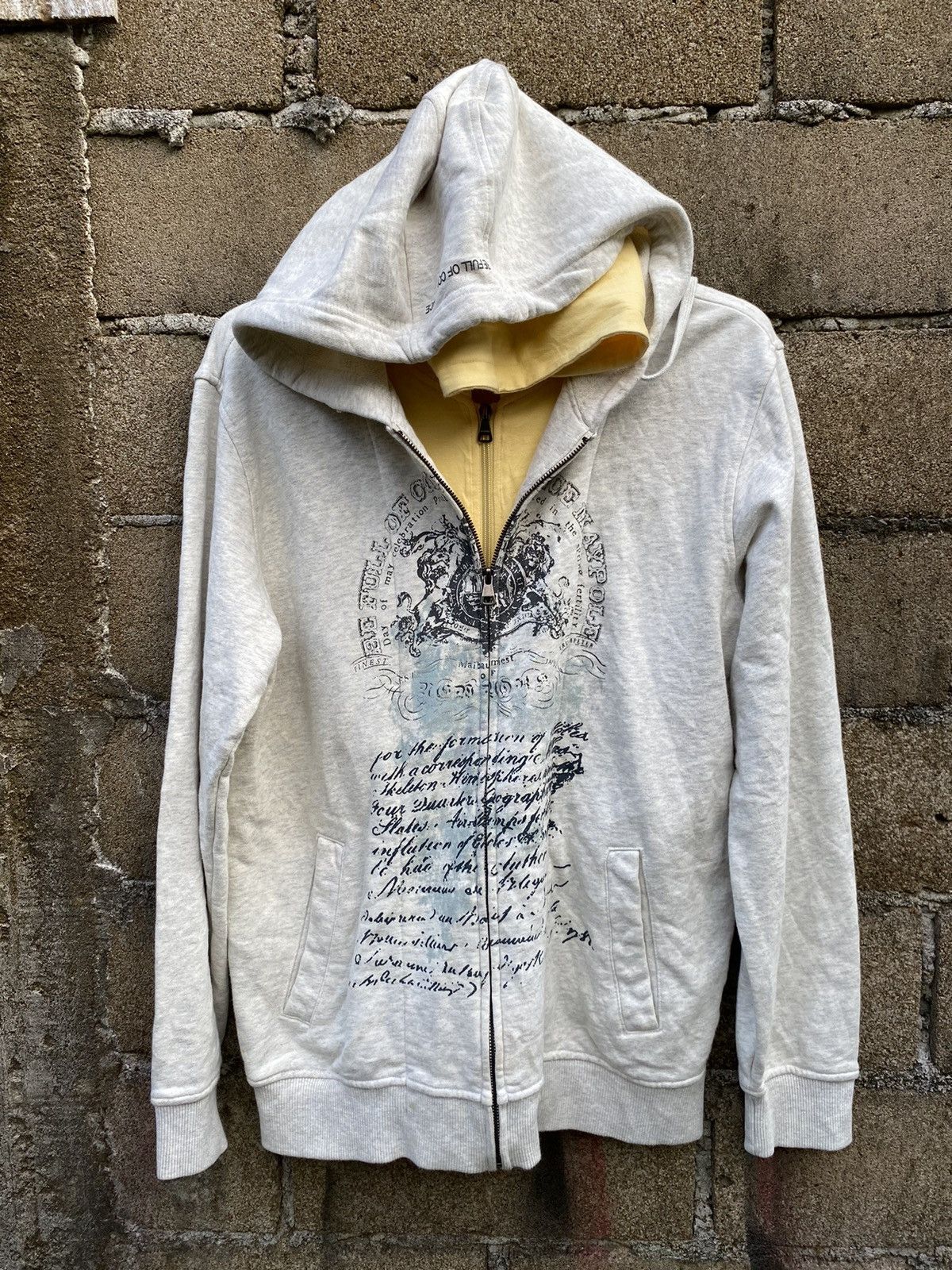 Hysteric Glamour Japanese may&pole poem double layers crazy hoodie Size US M / EU 48-50 / 2 - 1 Thumbnail