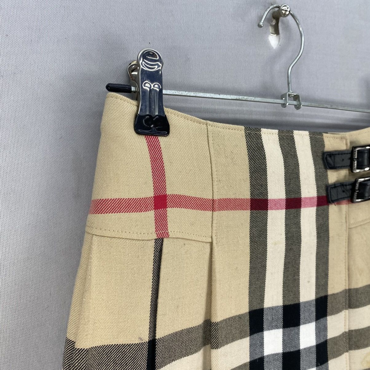 Burberry Burberry London Nova Check Pleated Mini Skirt Size 23" - 2 Thumbnail