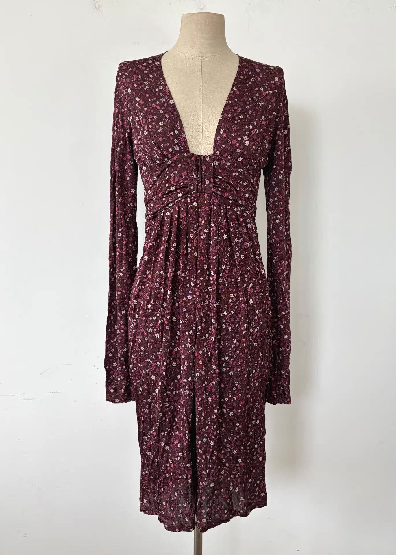 Liu Jo Liu Jo Floral Dress with Sequin Embellishments Ｑ21 Size M / US 6-8 / IT 42-44 - 1 Thumbnail