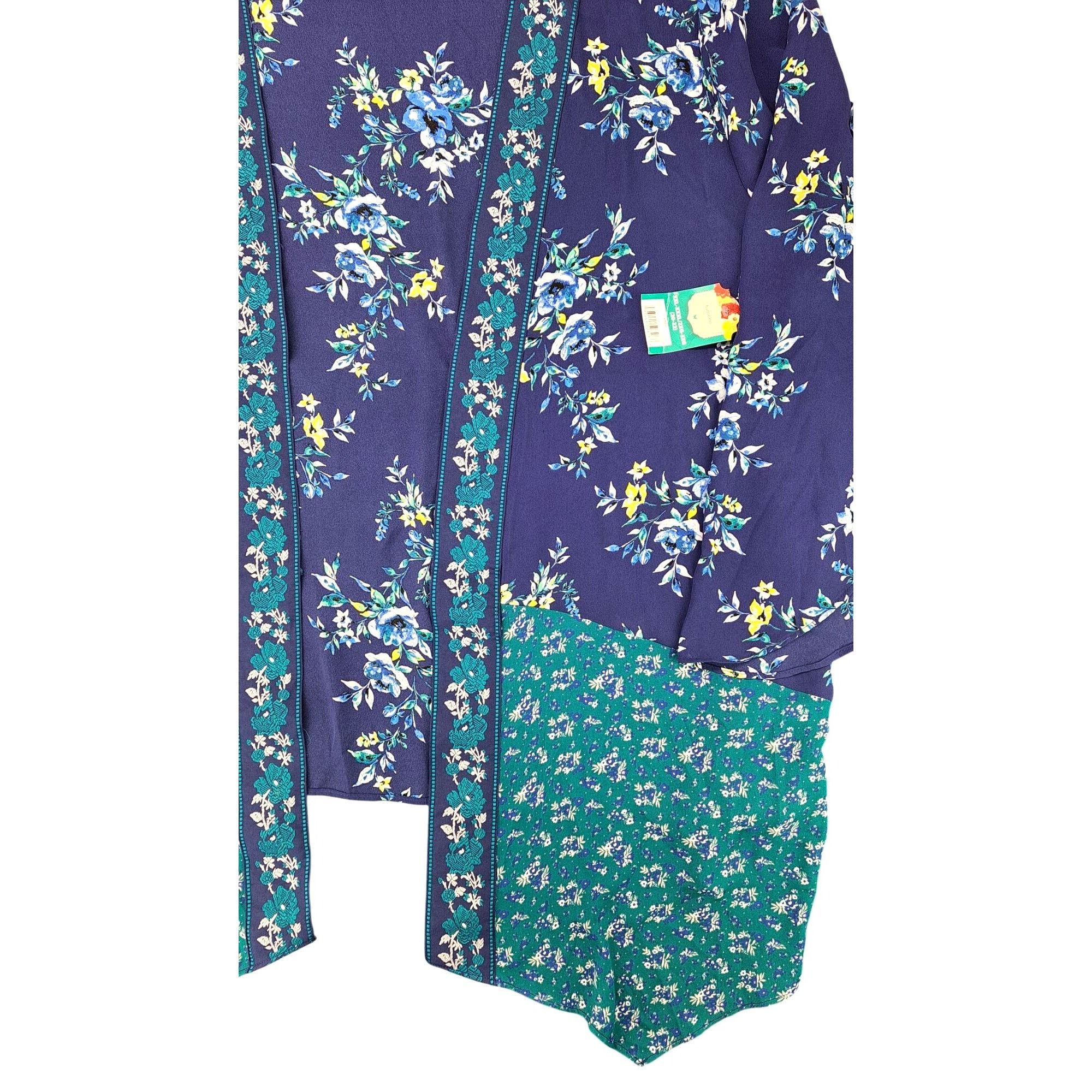 Other Pioneer Woman Floral Kimono Jacket XXL XXXL Sharkbite Duster Size 3XL / US 20-22 - 3 Thumbnail