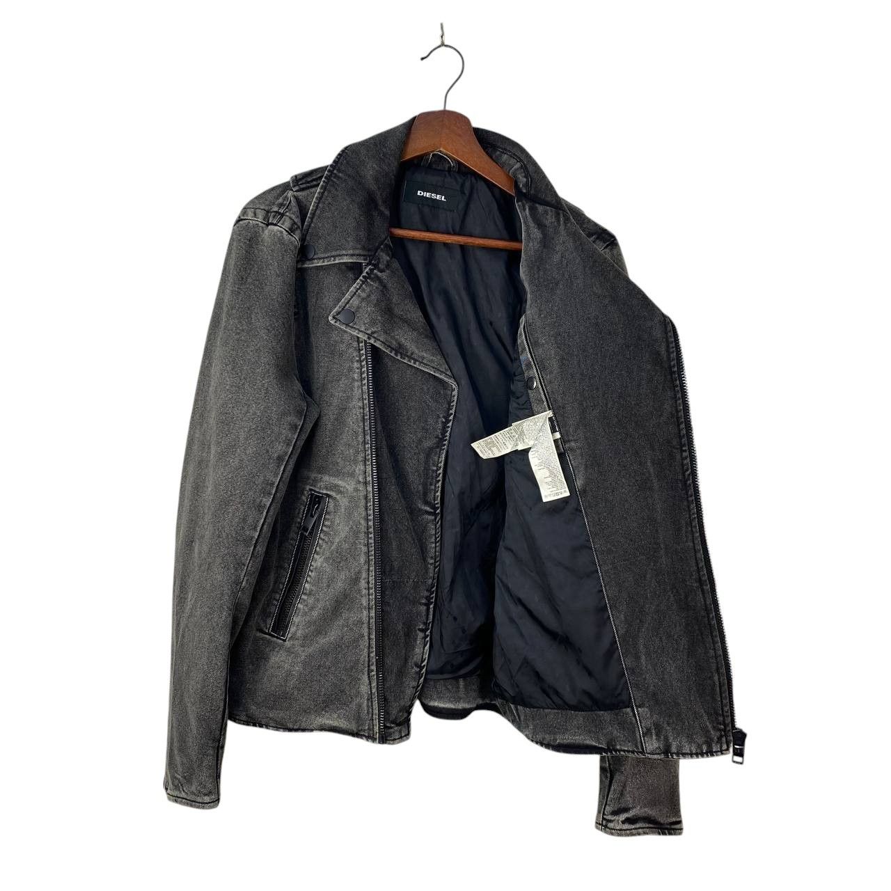 Diesel DIESEL BIKER JACKET FADED BLACK MEDIUM Size US M / EU 48-50 / 2 - 15 Thumbnail