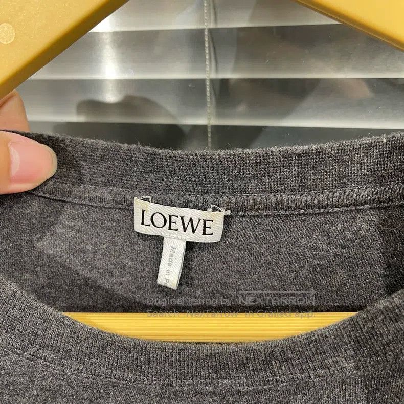 Loewe Loewe Mist Gray Classic Embroidery Logo Short Sleeve Size US L / EU 52-54 / 3 - 3 Thumbnail