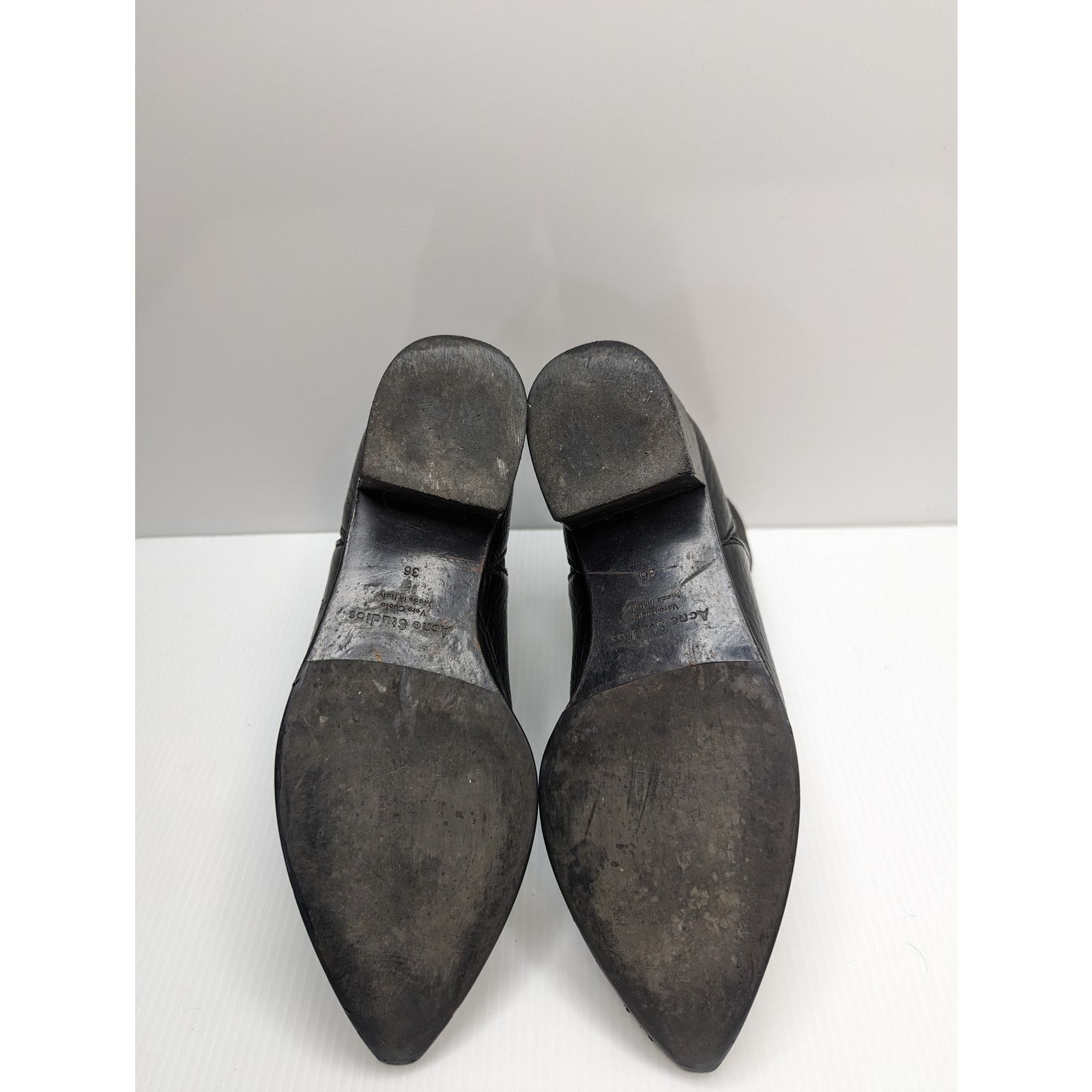 Acne Studios Acne Leather Jensen leather ankle boots black sz 36 (US 5.5) Size US 6 / IT 36 - 8 Thumbnail