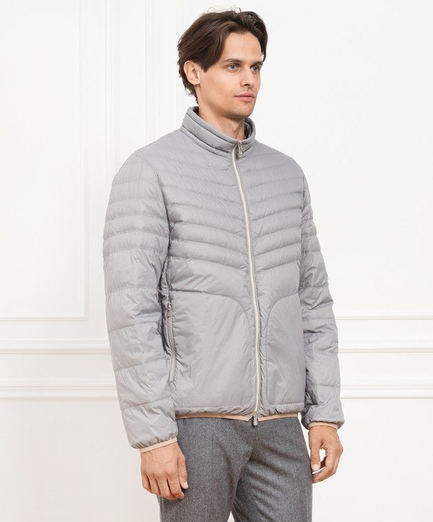 Brunello Cucinelli Jacket in Grey Size US XL / EU 56 / 4 - 3 Thumbnail