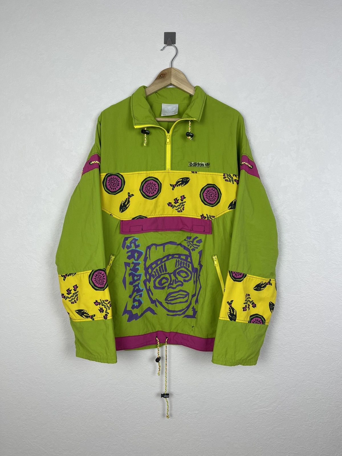 90s Vintage Adidas Rare Lightweight Jacket