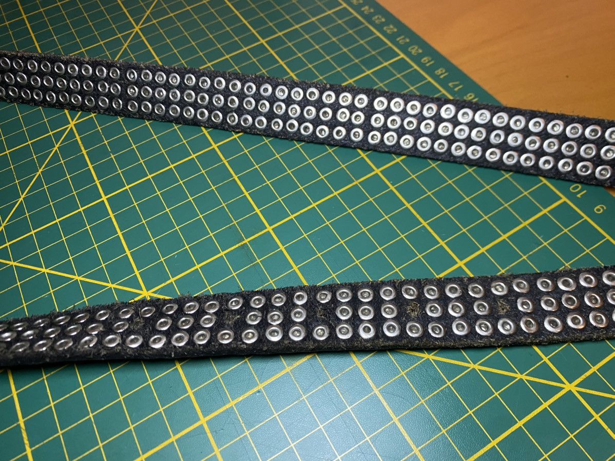 Designer × Vintage Vintage Olson studded leather belt Size ONE SIZE - 5 Thumbnail