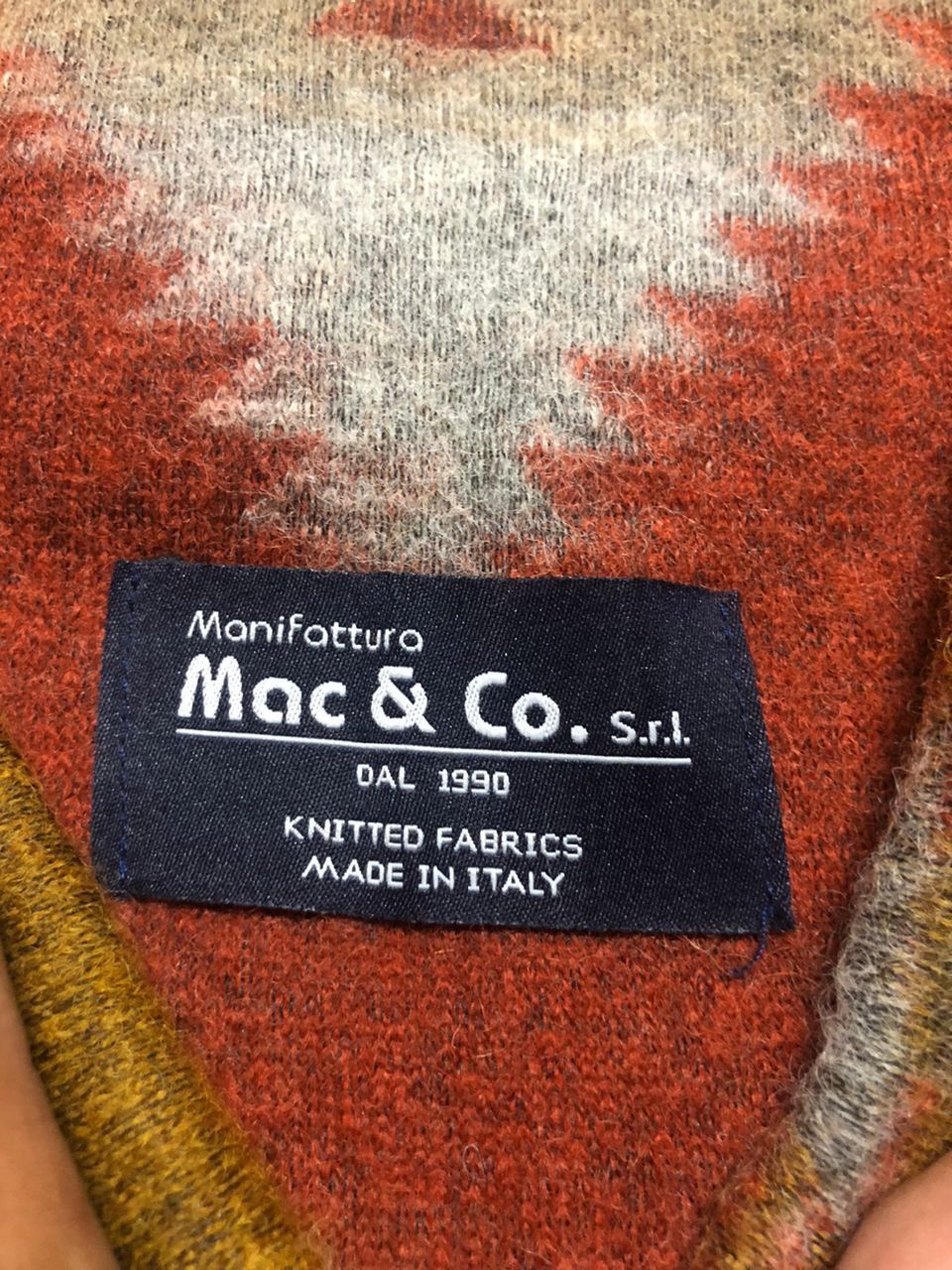 Native Vintage Mac & Co Navajo Buttonless Knitted Fabric (Italy) Size M / US 6-8 / IT 42-44 - 13 Thumbnail