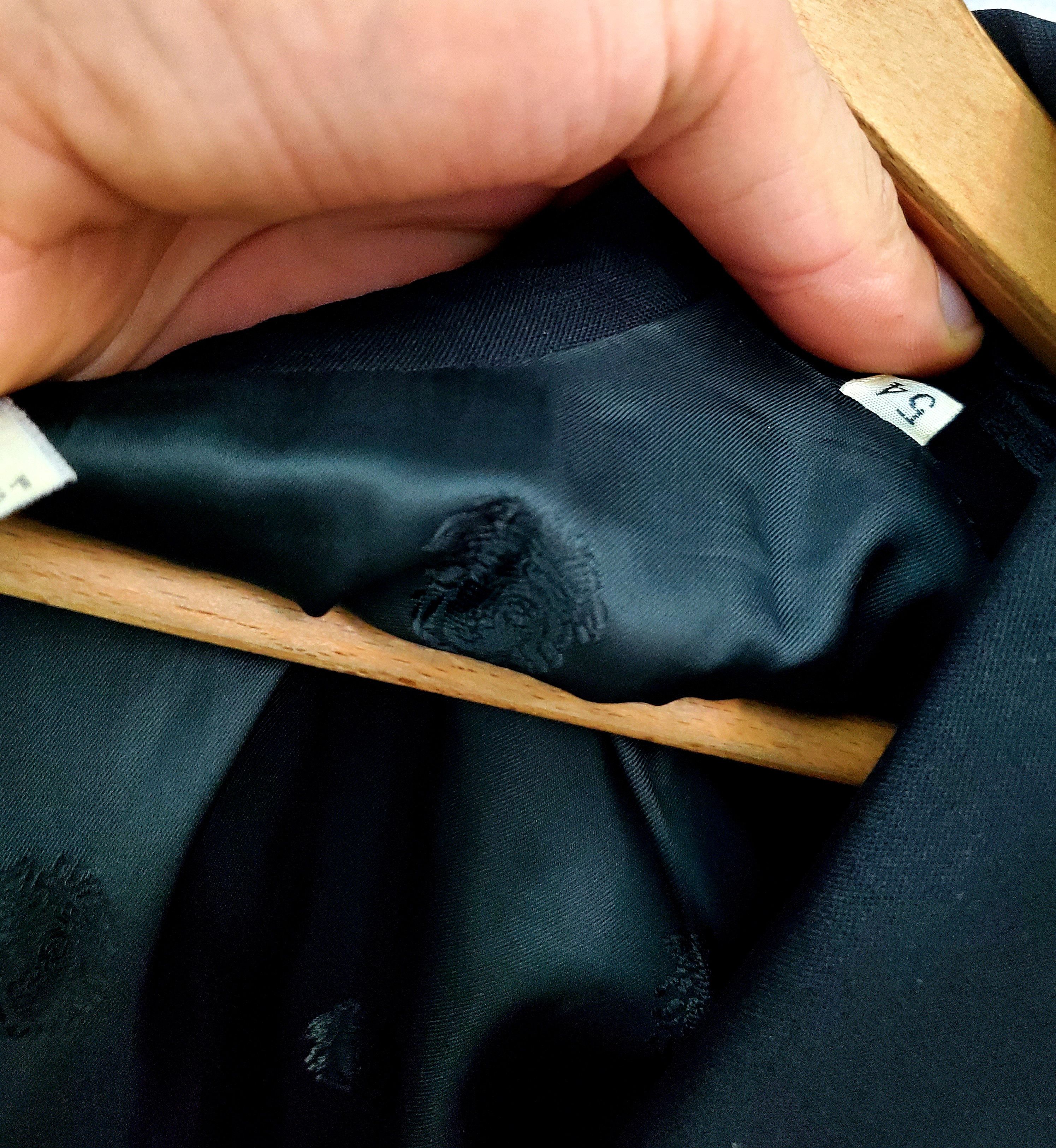 Versace × Vintage Gianni Versace Couture - Black blazer New condition 54 Size 54R - 7 Thumbnail