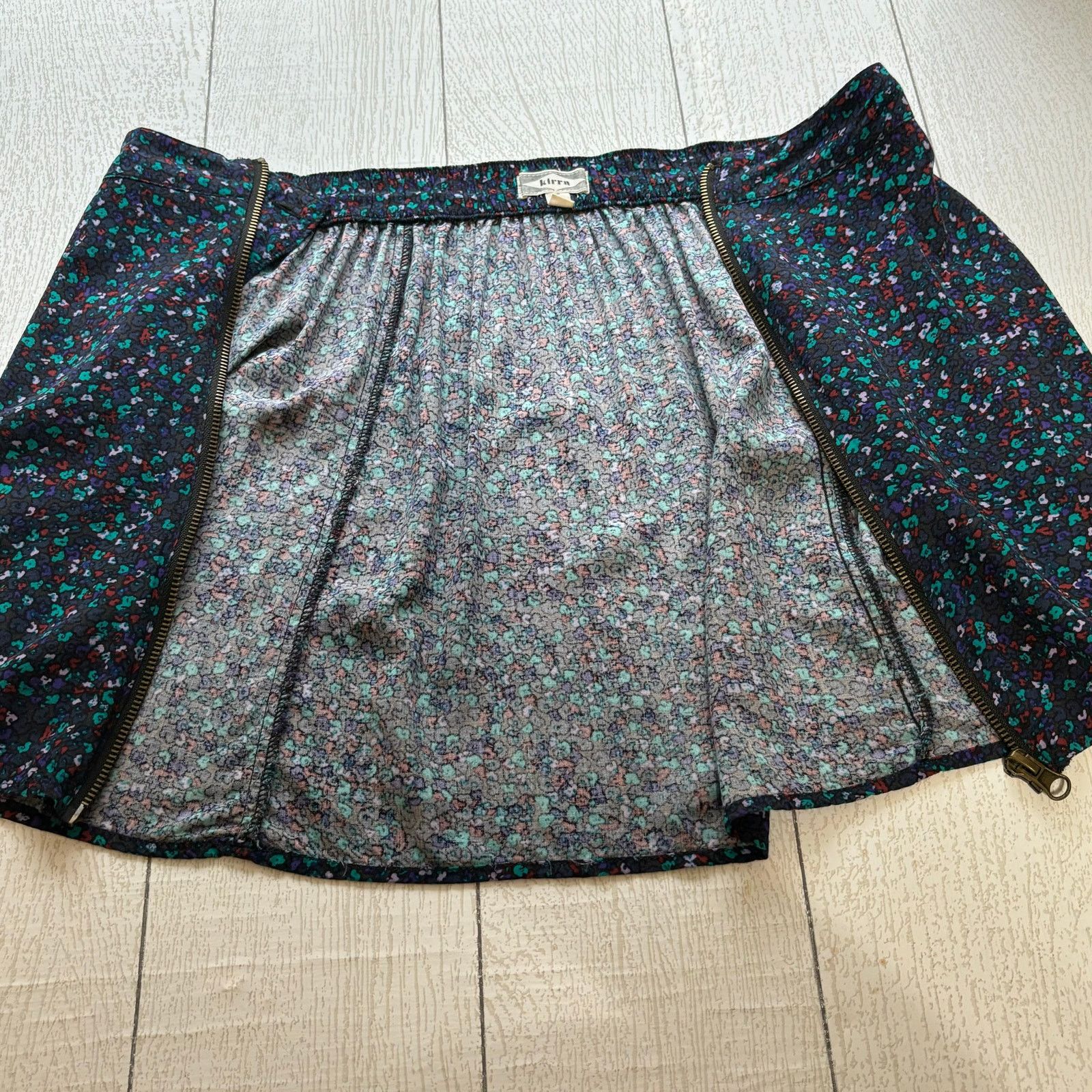 Kirra Kirra Purple Floral Skirt Size Small Size 24" / US 00 / IT 34 - 7 Thumbnail