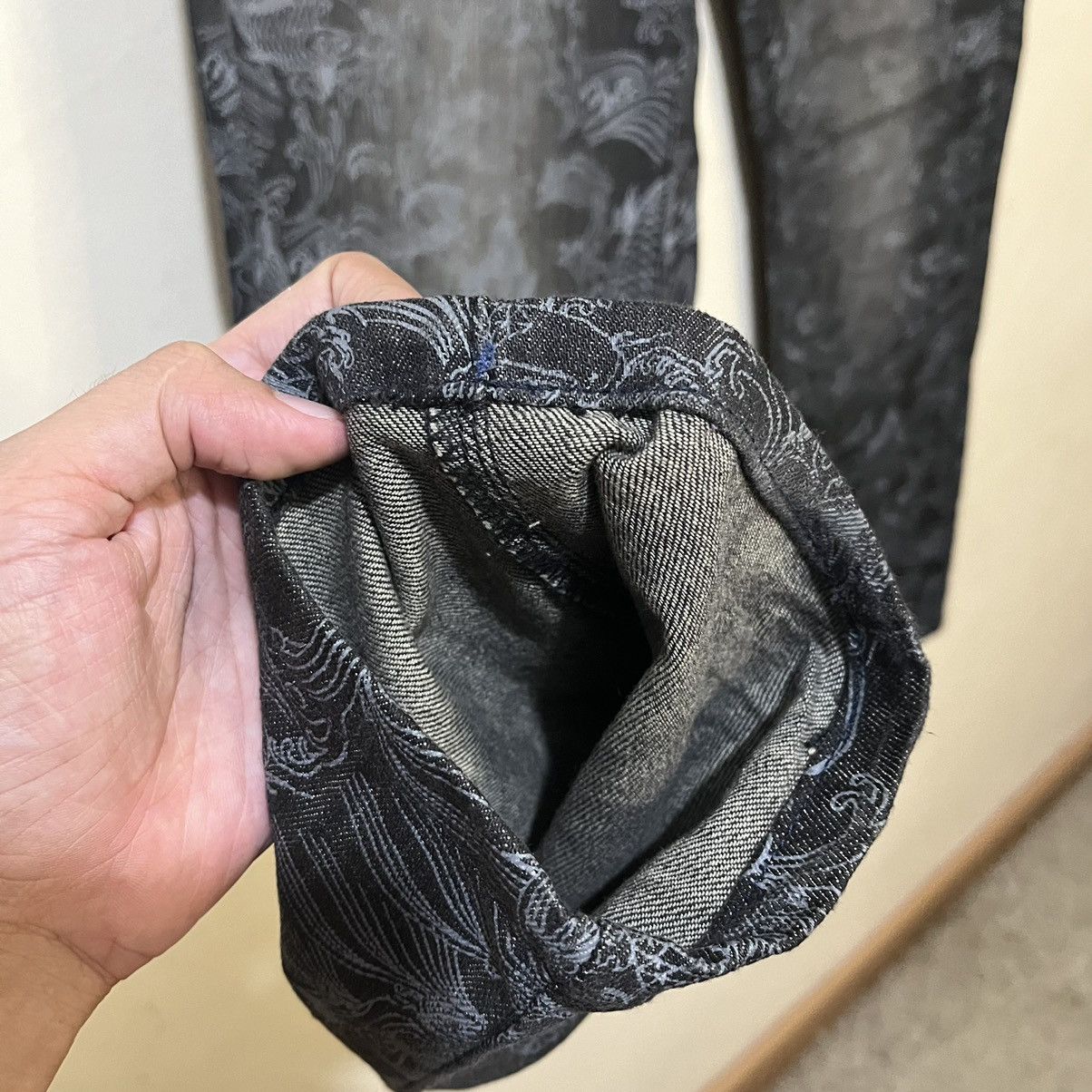 Japanese Brand Korse by Rei Takahashi Koi Fish Button Fly Denim Pants Size US 32 / EU 48 - 11 Thumbnail