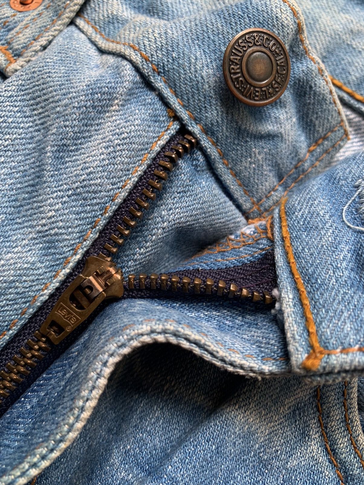 Levi's Vintage Clothing Levi’s flared lightning denim pants Size US 29 - 8 Thumbnail