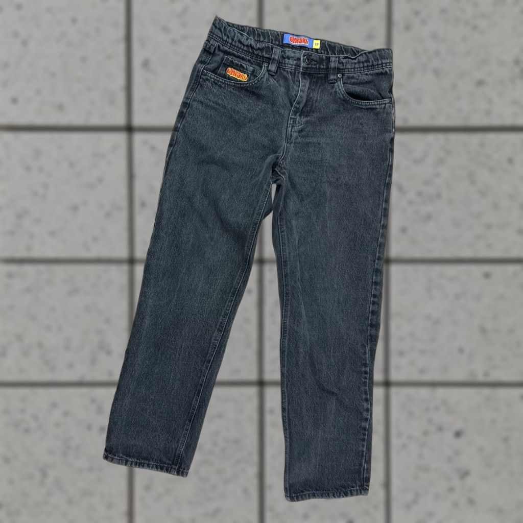 Empyre VINTAGE Empyre Women’s Skate Relax Black Denim Jeans Size 27 Straight 28.5in Inseam Urban Comfort Size 27" / US 4 / IT 40 - 1 Thumbnail