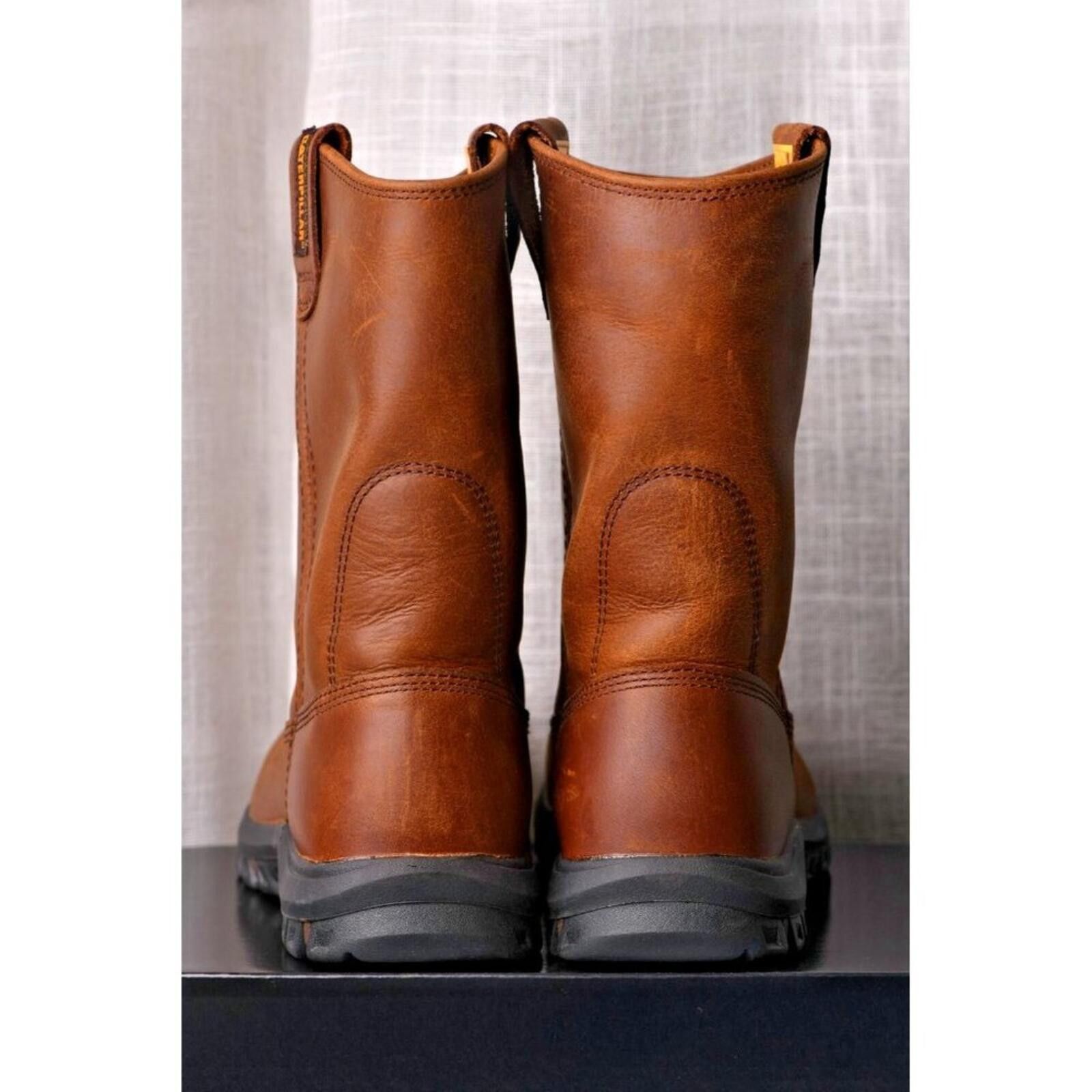 Caterpillar Caterpillar Drawbar Pull-On Leather Work Boot | ASTM F2892 Size US 7.5 / EU 40-41 - 3 Thumbnail