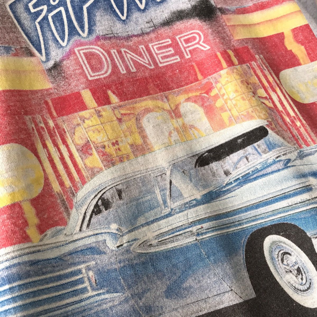 Fruit Of The Loom × Vintage Fifties Diner American Diners USA Vintage 1990s Promo Tee Size US XL / EU 56 / 4 - 5 Thumbnail