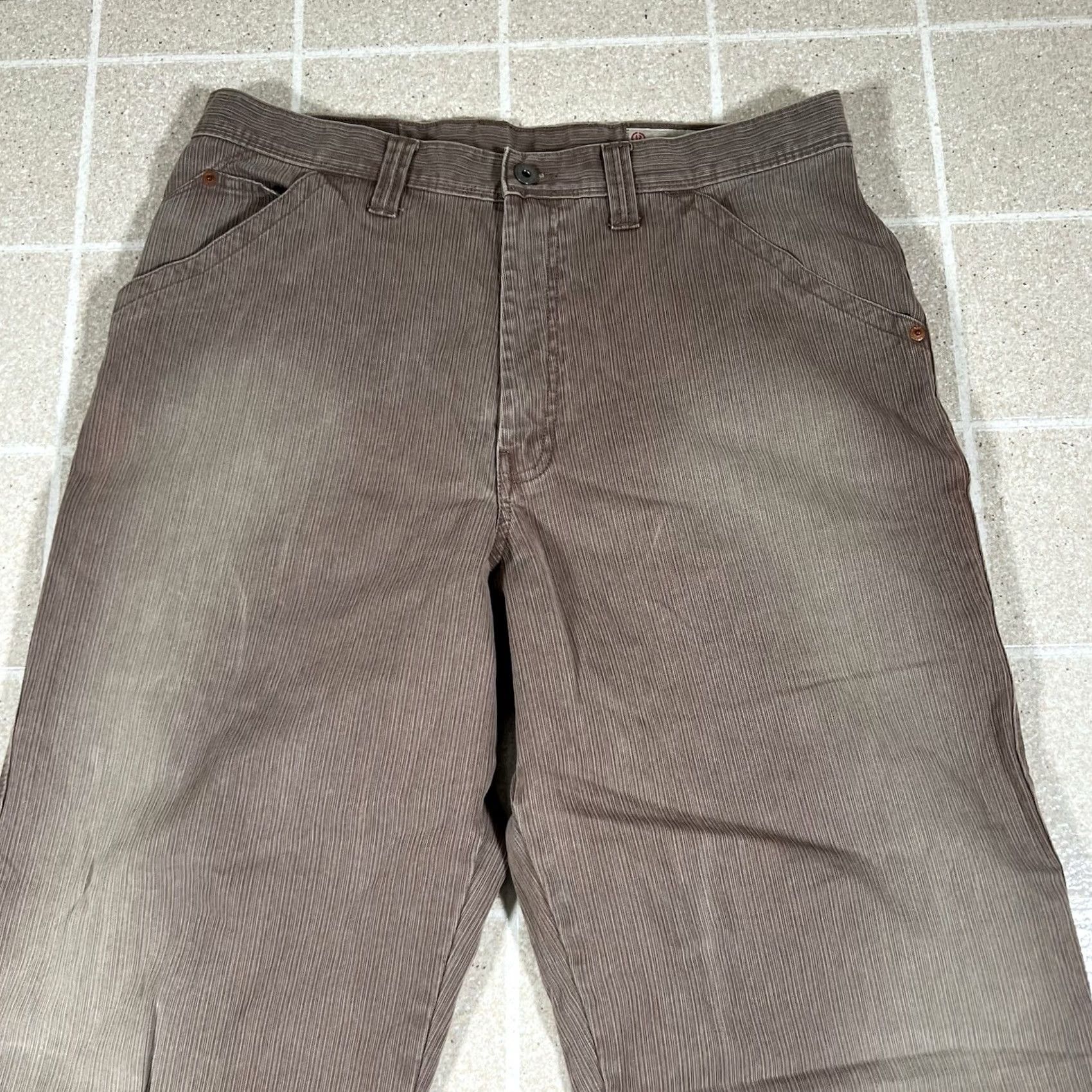 Guess VINTAGE GUESS Jeans Brown Wide-Leg Denim 34x32 Mens USA Baggy 90s Size US 32 / EU 48 - 5 Thumbnail