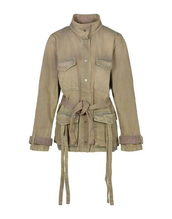 Off-White o1y1125 Denim Jacket in Light Brown Size S / US 4 / IT 40 - 1 Thumbnail