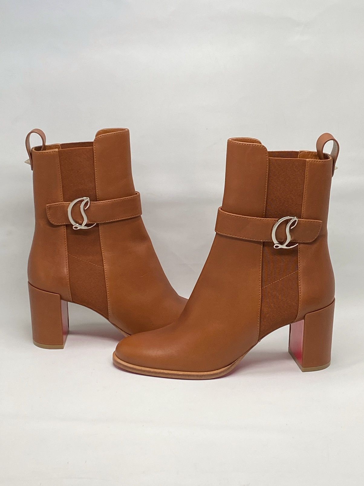 Christian Louboutin Christian Louboutin Leather 70 Chelsea Booties size 37.5 Size US 7.5 / IT 37.5 - 7 Thumbnail