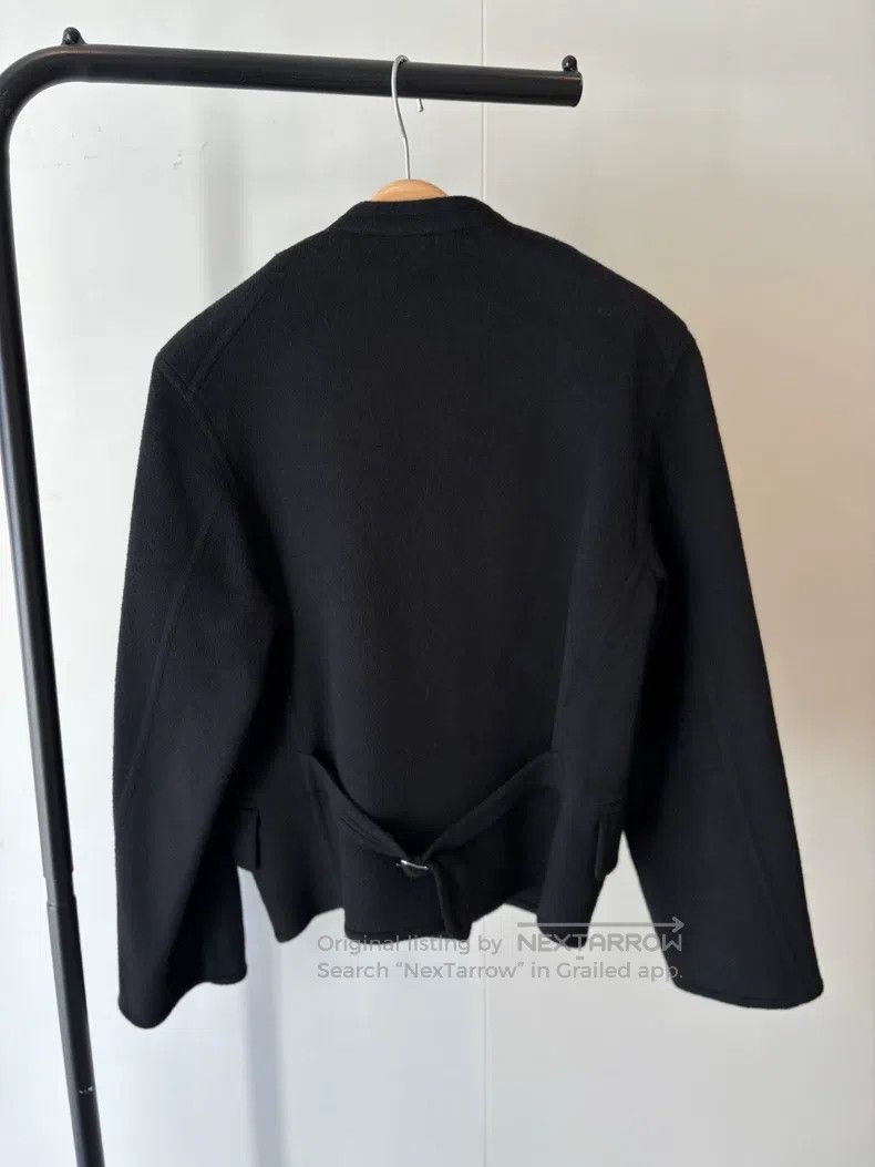 Hermes Hermes Black 100% cashmere double-breasted casual coat Size XXS / US 00 / IT 34 - 2 Thumbnail