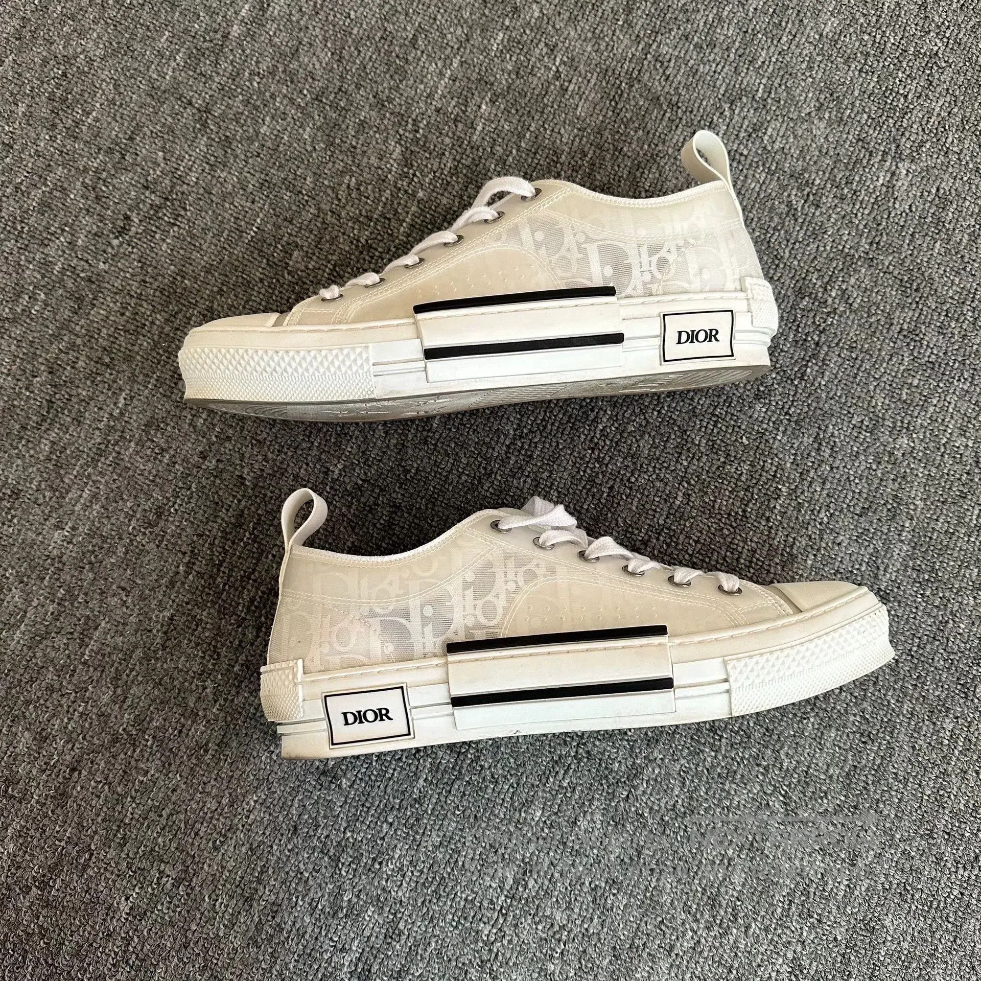 Dior Dior B23 Transparent Monogram Low-Top Sneakers. Size US 7 / EU 40 - 2 Thumbnail
