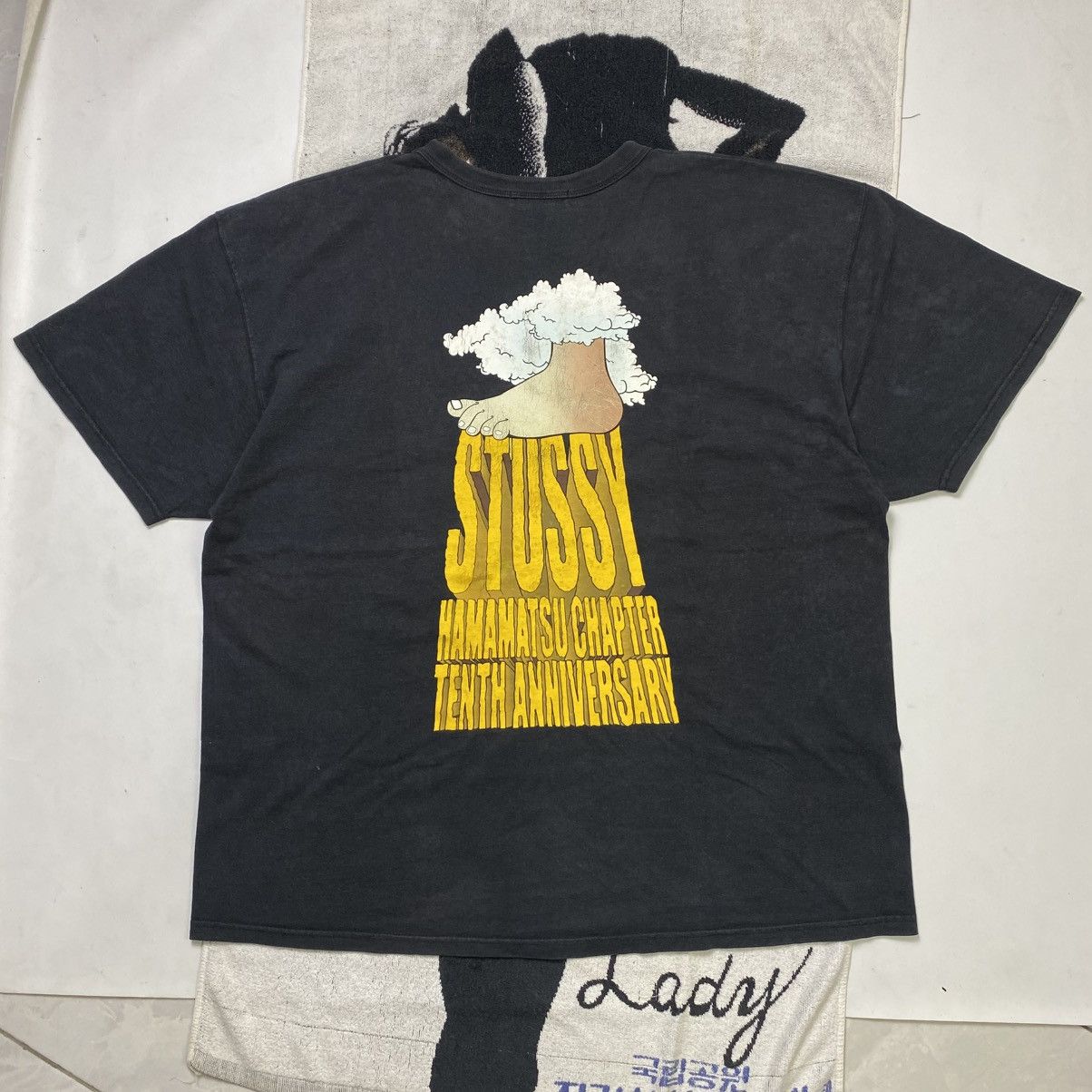 Stussy Faded Vintage stussy x champion short sleeve Size US XL / EU 56 / 4 - 1 Thumbnail