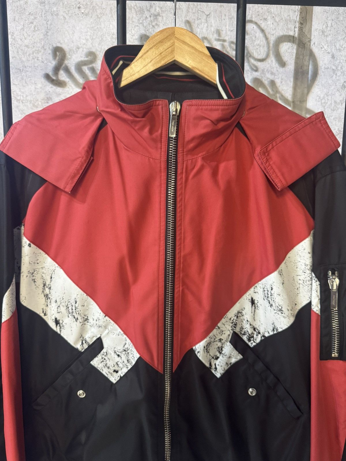Dior Dior Homme Contrast Hooded Track Ski Jacket 2017 Runway Size US M / EU 48-50 / 2 - 2 Thumbnail