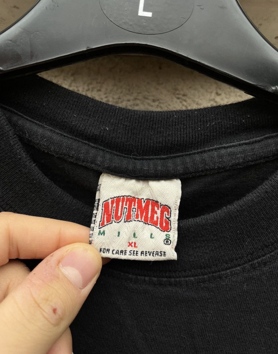 Nutmeg Vintage NBA Chicago Bulls Nutmeg Tee merch Basketball Jordan Size US XL / EU 56 / 4 - 5 Thumbnail
