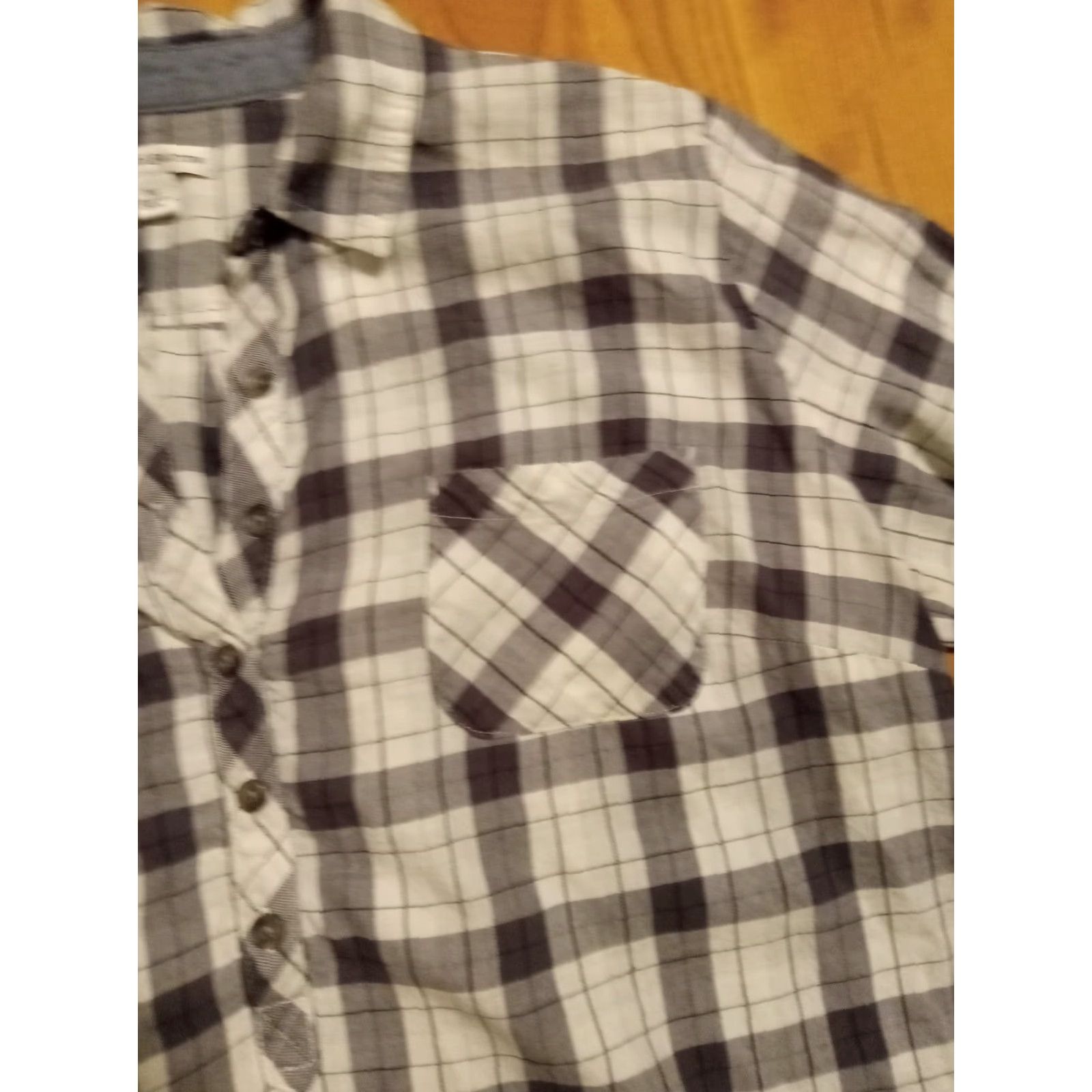 Croft & Barrow VINTAGE Croft & Barrow XL 42" Chest Long Sleeve Women's Top Gray & White Size XL / US 12-14 / IT 48-50 - 5 Thumbnail