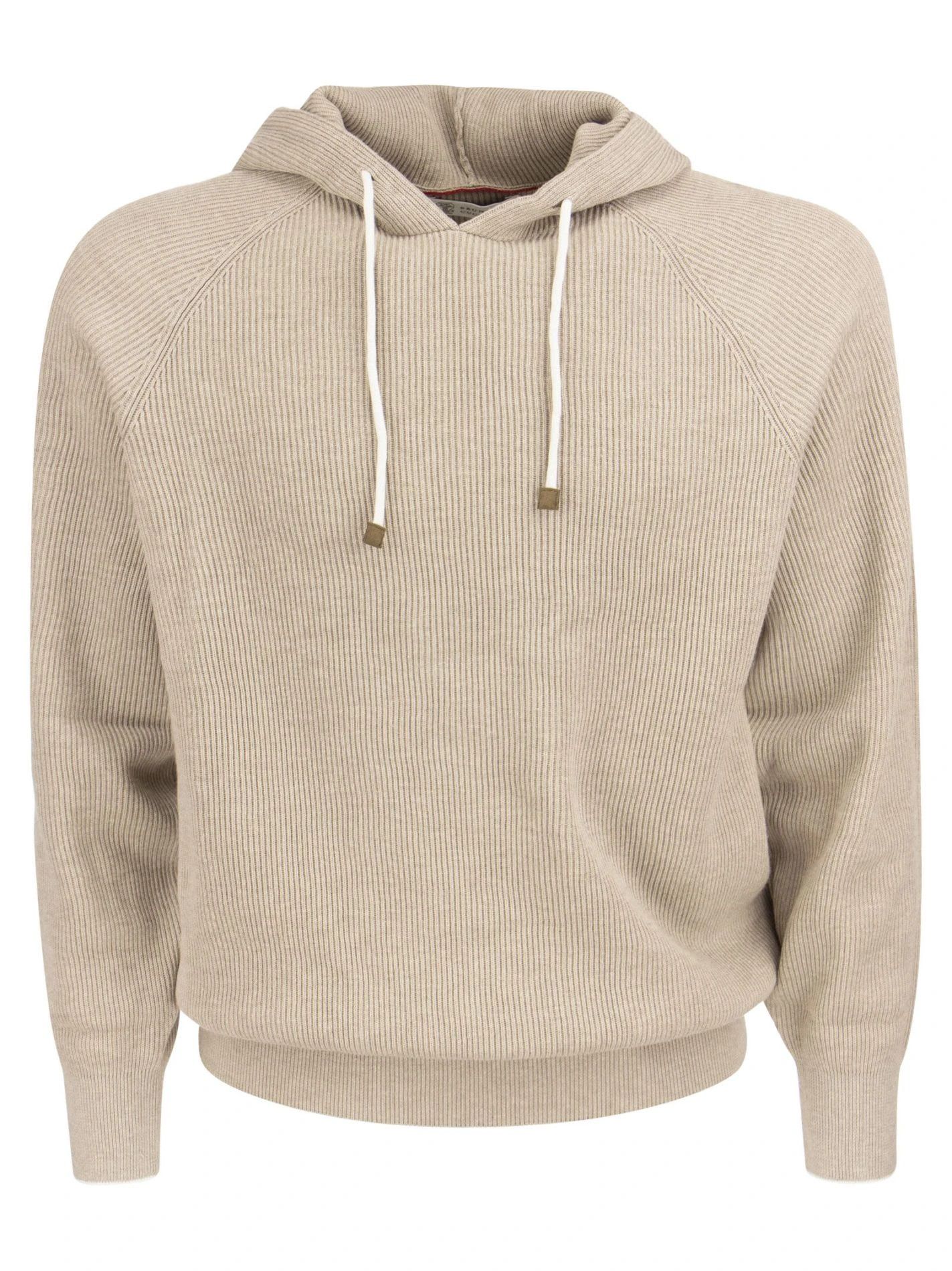 image of Brunello Cucinelli O1W1Db10524 Sweaters In Beige, Men's (Size XS)