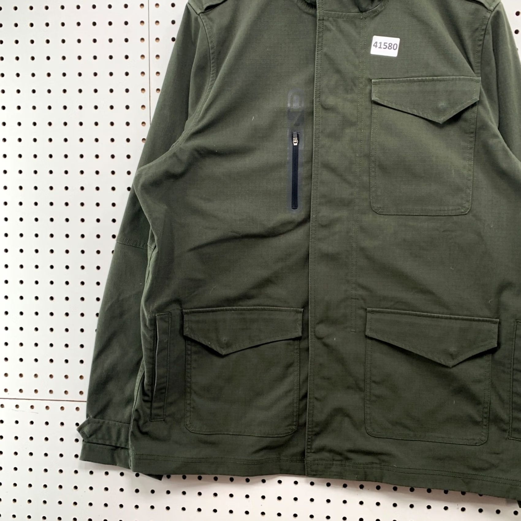 Under Armour Under Armour Jacket Men 2XL Green Canvas Zip Pockets Outdoor Army Military Size US XXL / EU 58 / 5 - 5 Thumbnail