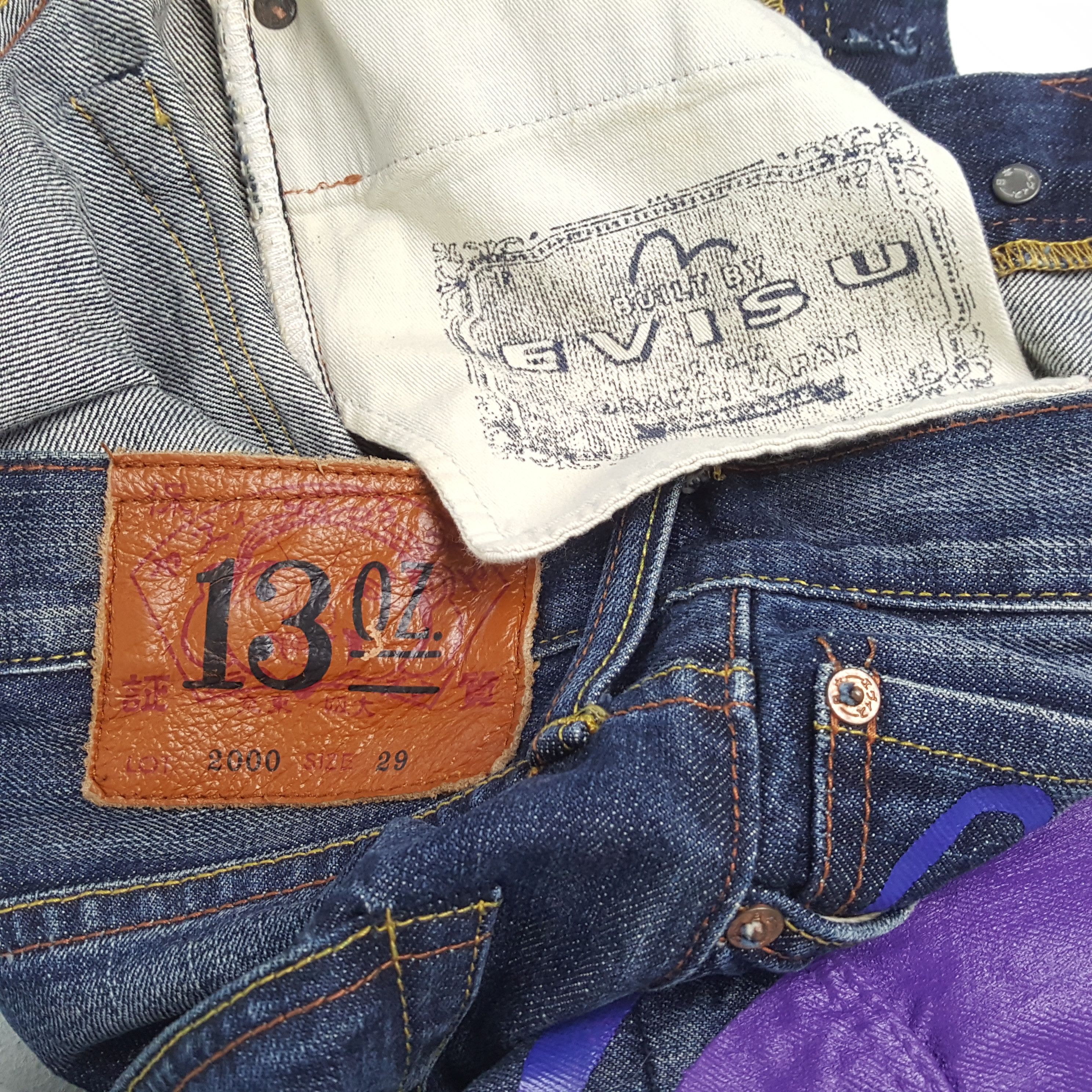 Evisu × Japanese Brand × Vintage Vintage EVISU Japanese Brand Daicock Custom Style Jeans Size US 30 / EU 46 - 15 Thumbnail