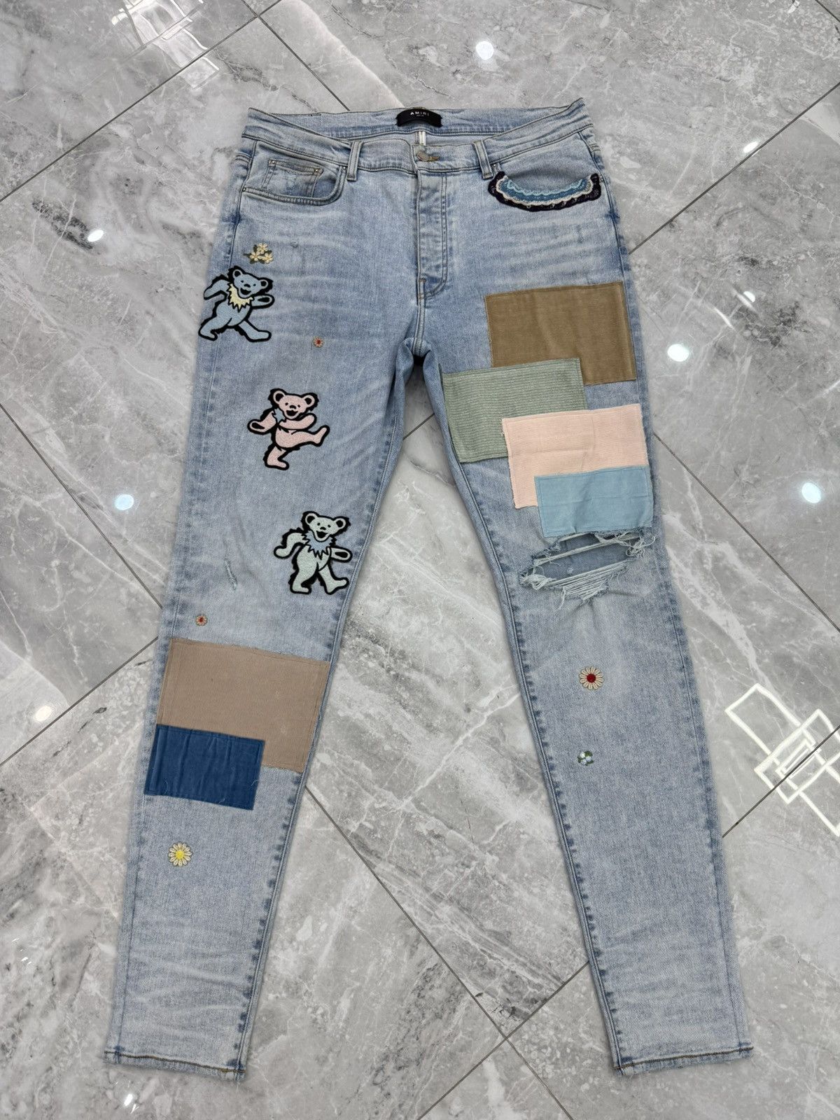 Amiri Amiri Grateful Dead Jeans Size US 38 / EU 54 - 1 Thumbnail