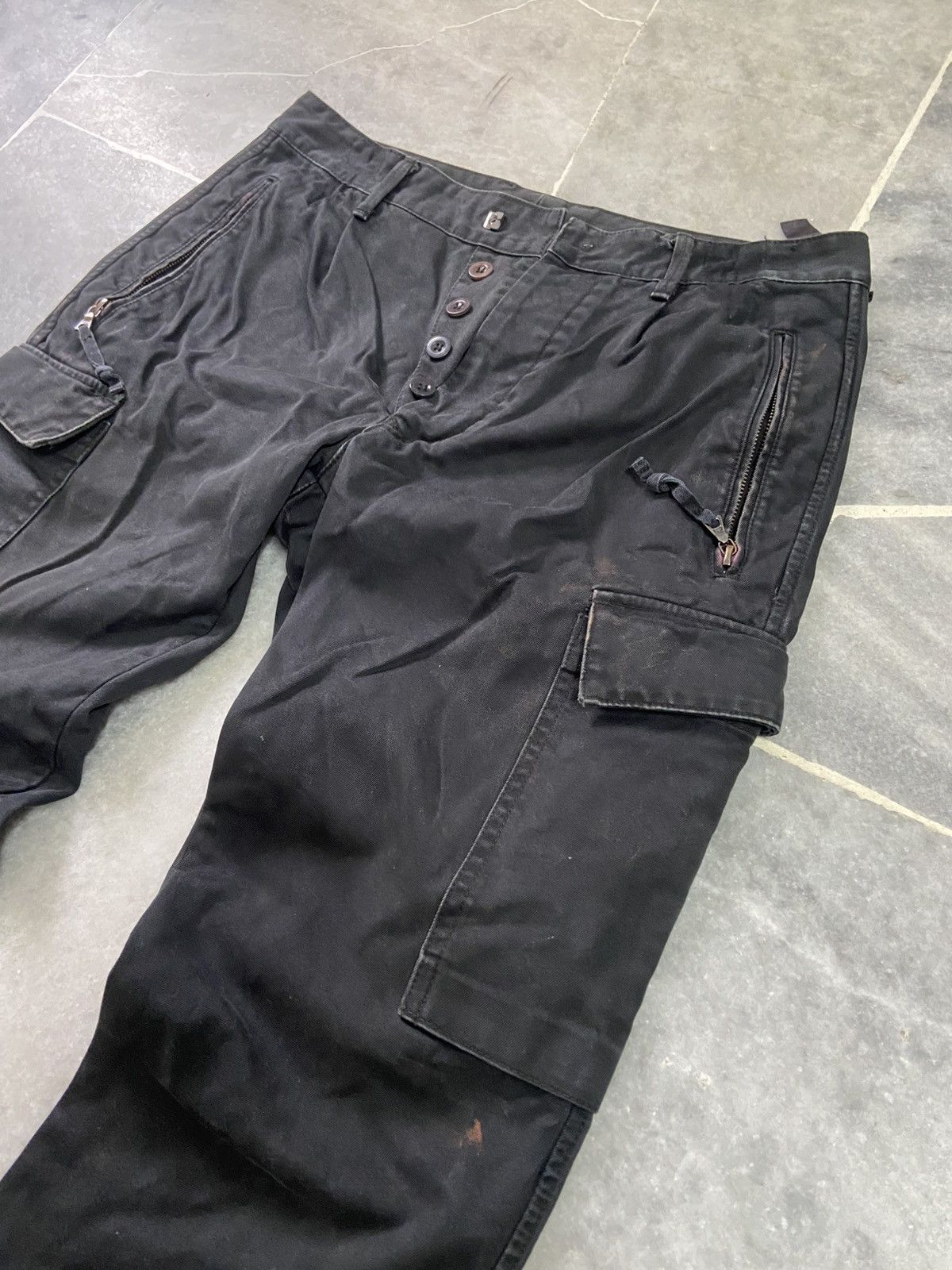 Japanese Brand Wjk Japan Black Cargo Trouser Pant Size US 30 / EU 46 - 2 Thumbnail